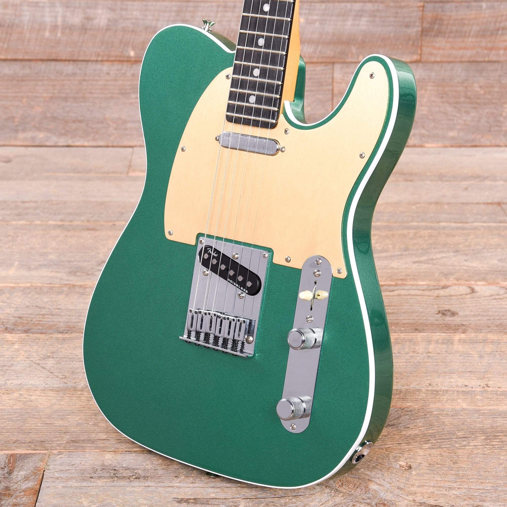 Fender American Ultra Telecaster Mystic Pine w/Ebony Fingerboard & Anodized Gold Pickguard Electric Guitars / Solid Body