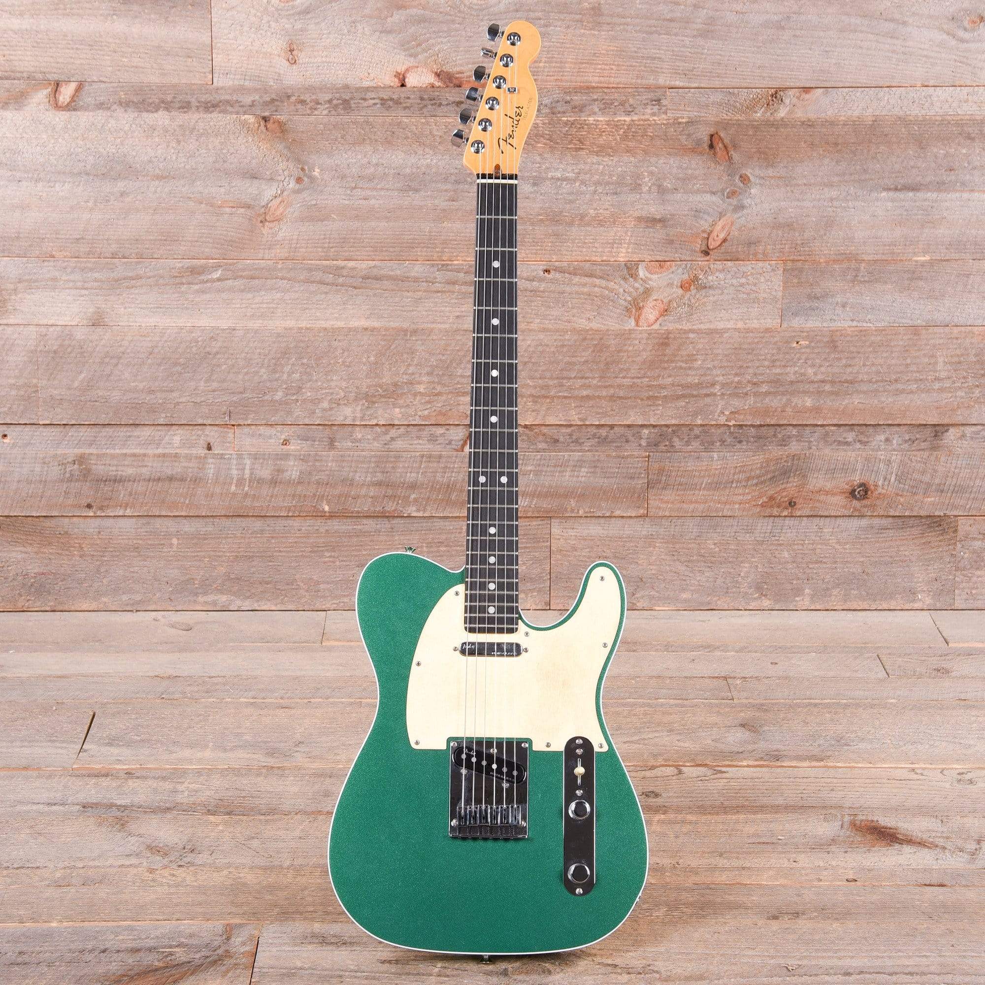 Fender American Ultra Telecaster Mystic Pine w/Ebony Fingerboard & Anodized Gold Pickguard Electric Guitars / Solid Body