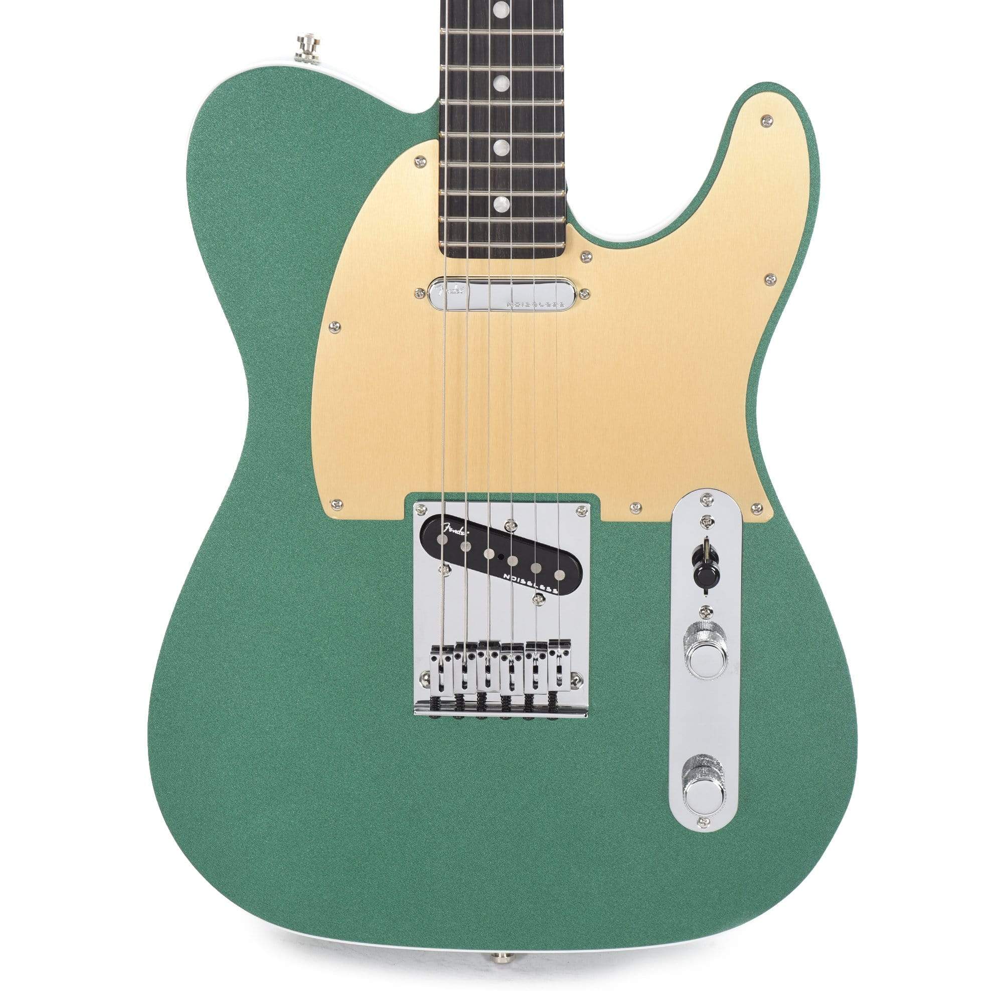 Fender American Ultra Telecaster Mystic Pine w/Ebony Fingerboard & Anodized Gold Pickguard Electric Guitars / Solid Body