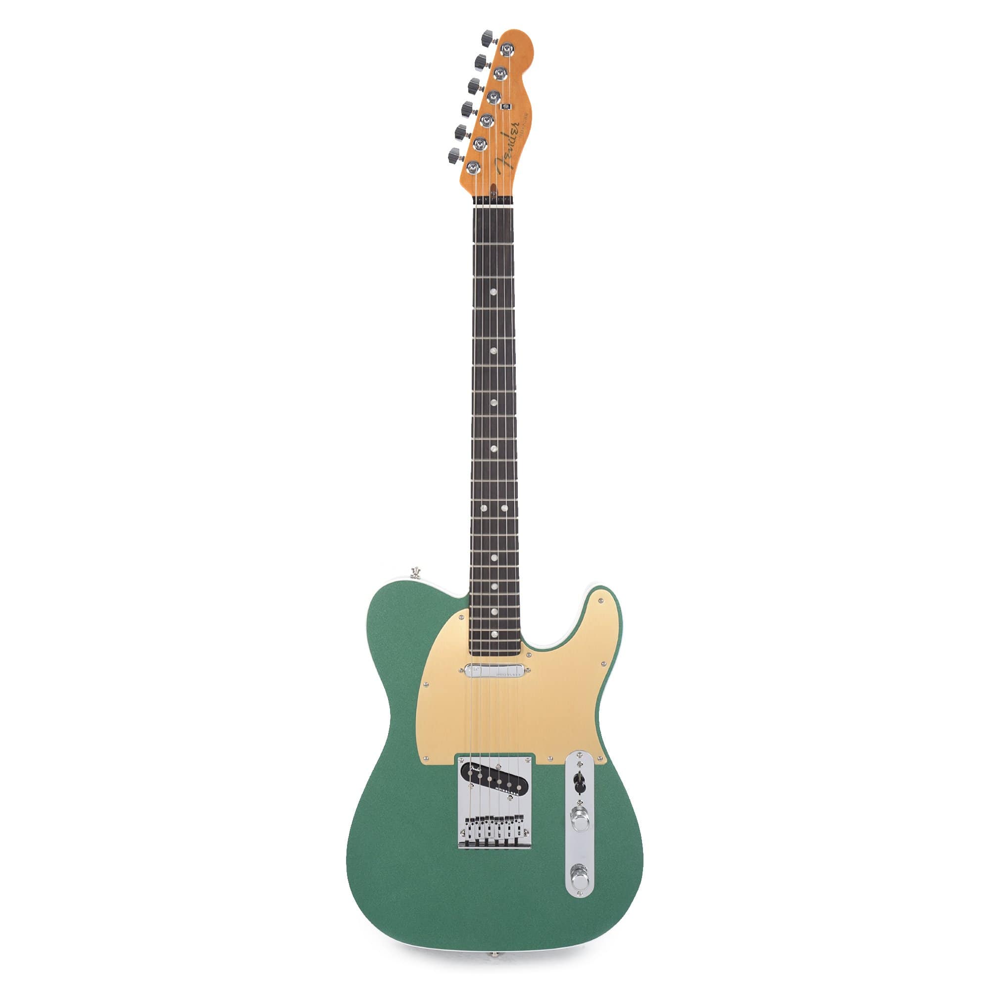 Fender American Ultra Telecaster Mystic Pine w/Ebony Fingerboard & Anodized Gold Pickguard Electric Guitars / Solid Body