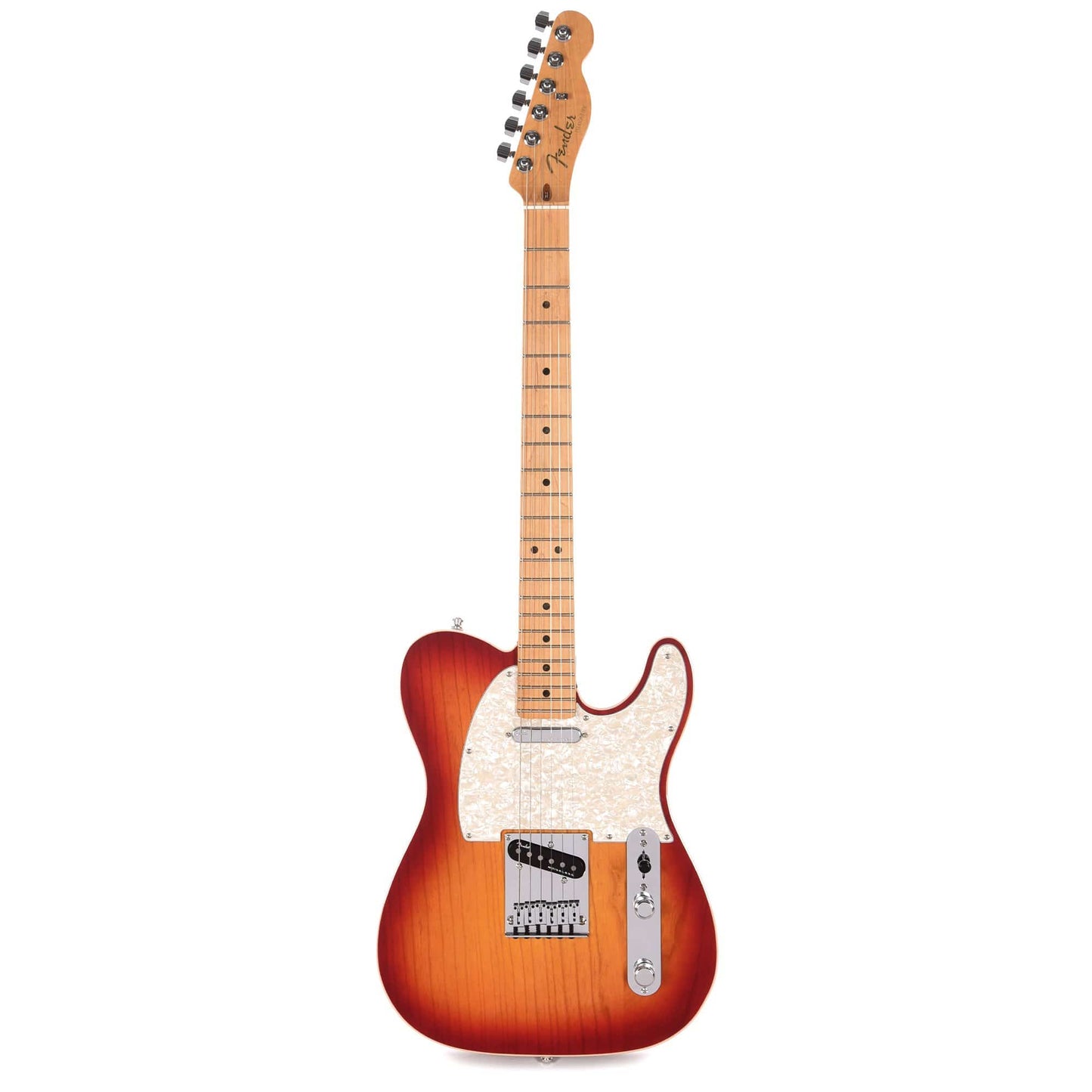 Fender American Ultra Telecaster Plasma Red Burst Electric Guitars / Solid Body