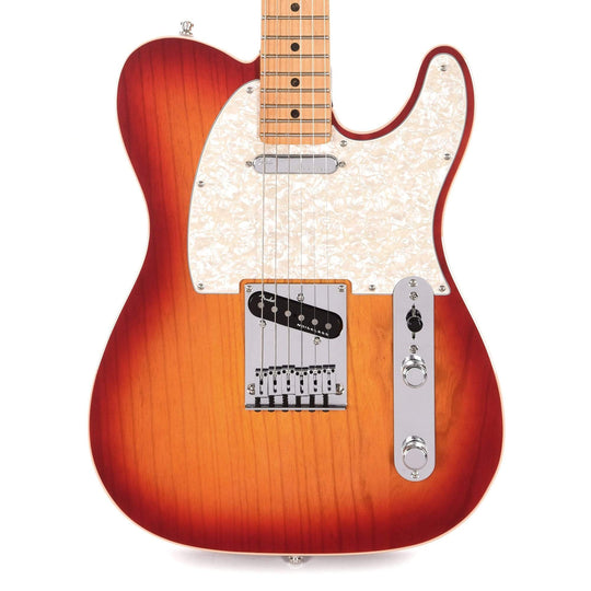 Fender American Ultra Telecaster Plasma Red Burst Electric Guitars / Solid Body