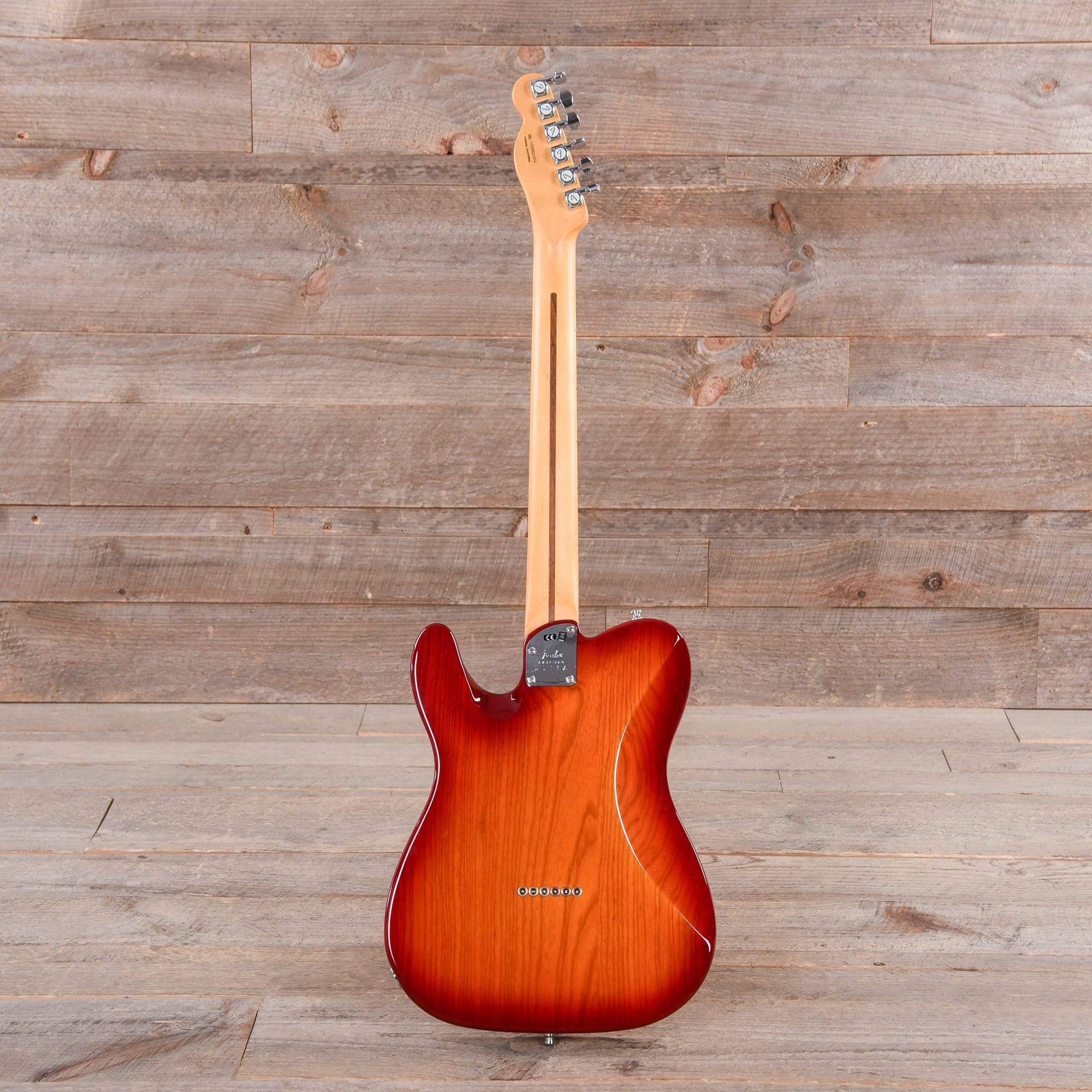 Fender American Ultra Telecaster Plasma Red Burst Electric Guitars / Solid Body