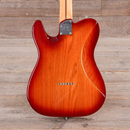 Fender American Ultra Telecaster Plasma Red Burst Electric Guitars / Solid Body