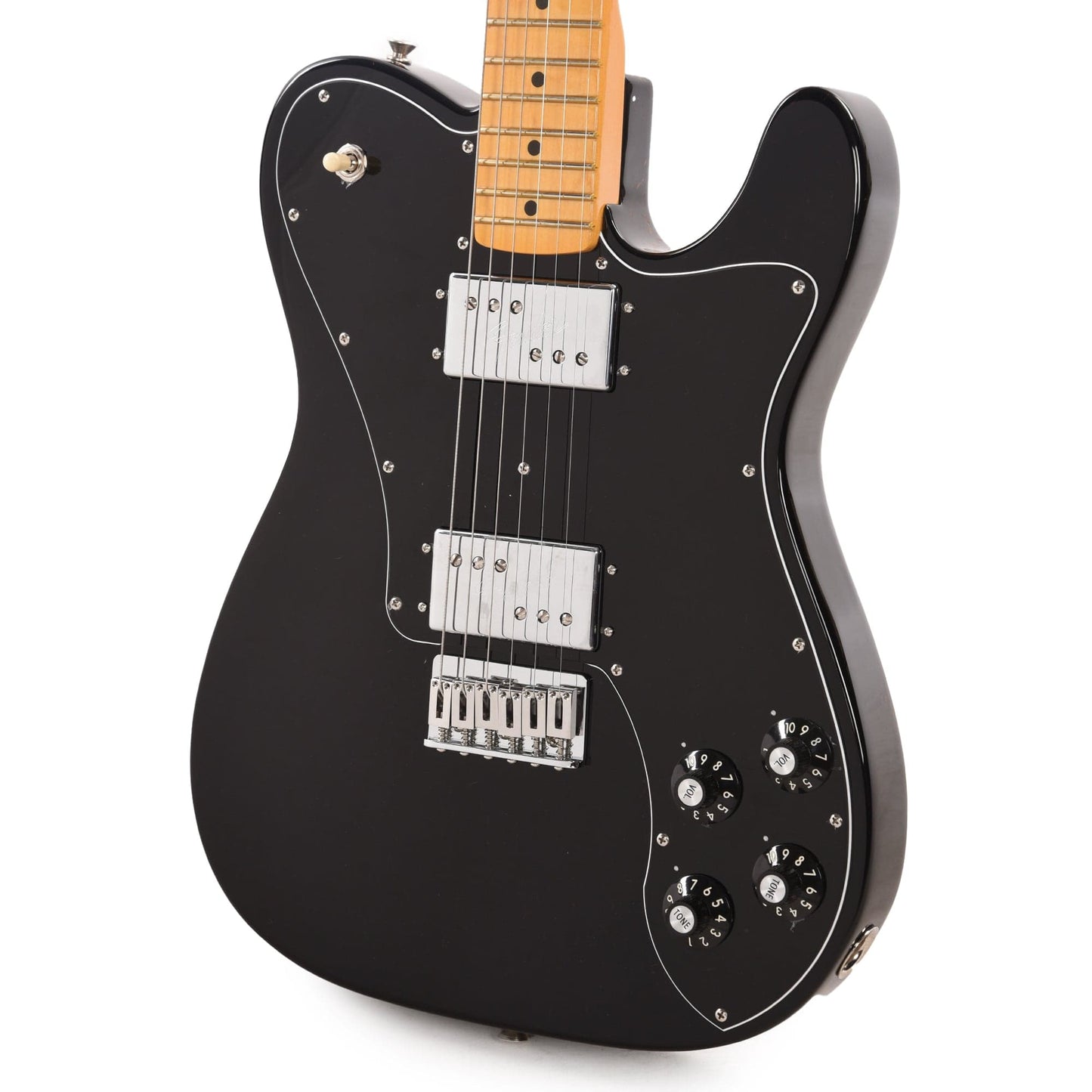 Fender American Vintage II 1975 Telecaster Deluxe Black Electric Guitars / Solid Body