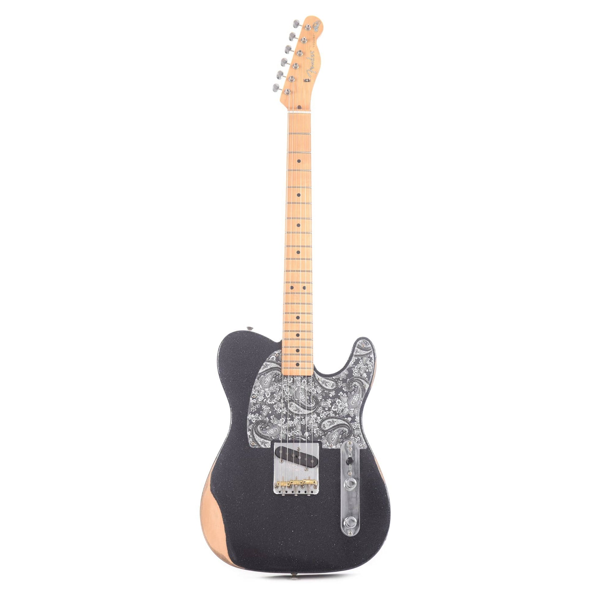 Fender Artist Brad Paisley Esquire Black Sparkle Electric Guitars / Solid Body