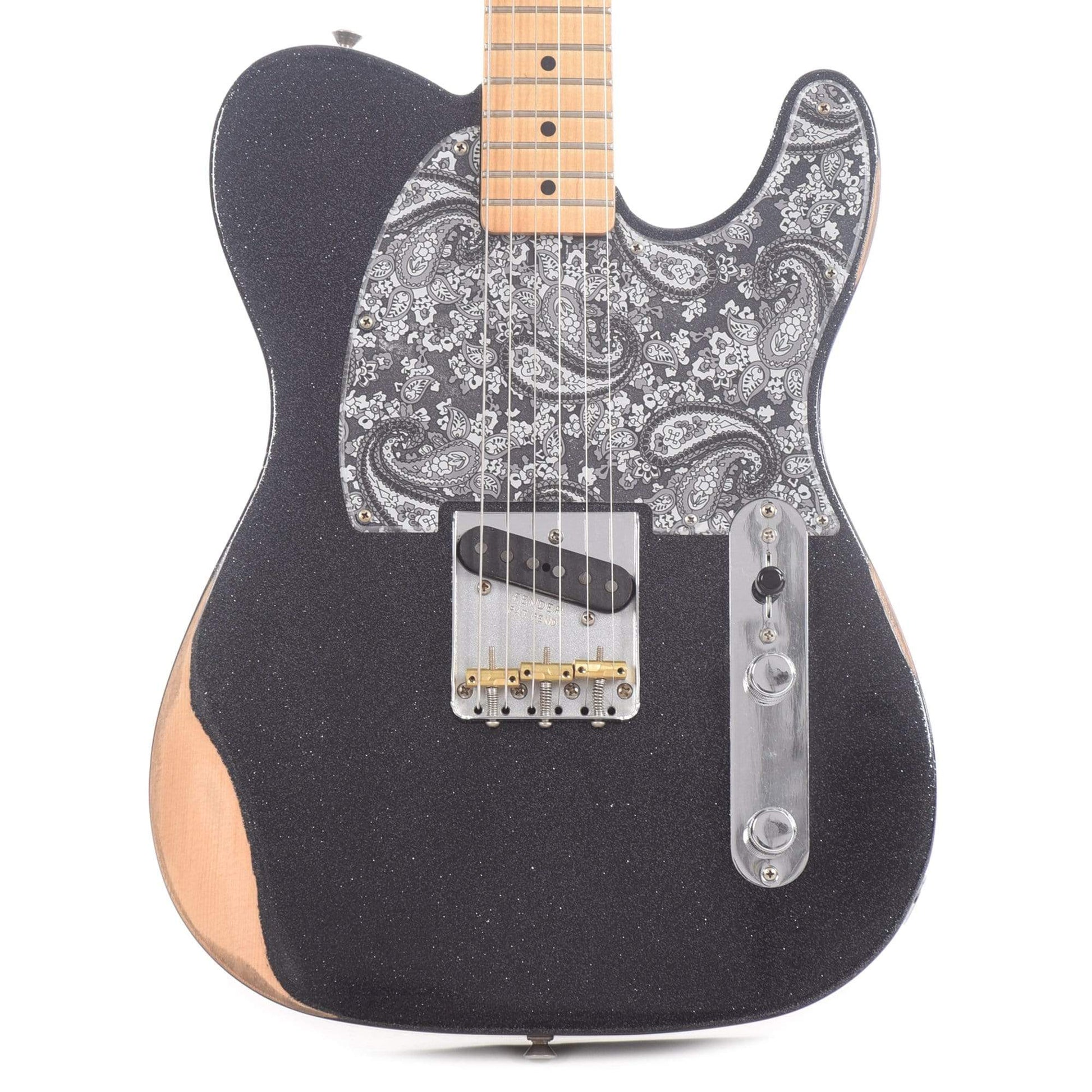 Fender Artist Brad Paisley Esquire Black Sparkle Electric Guitars / Solid Body