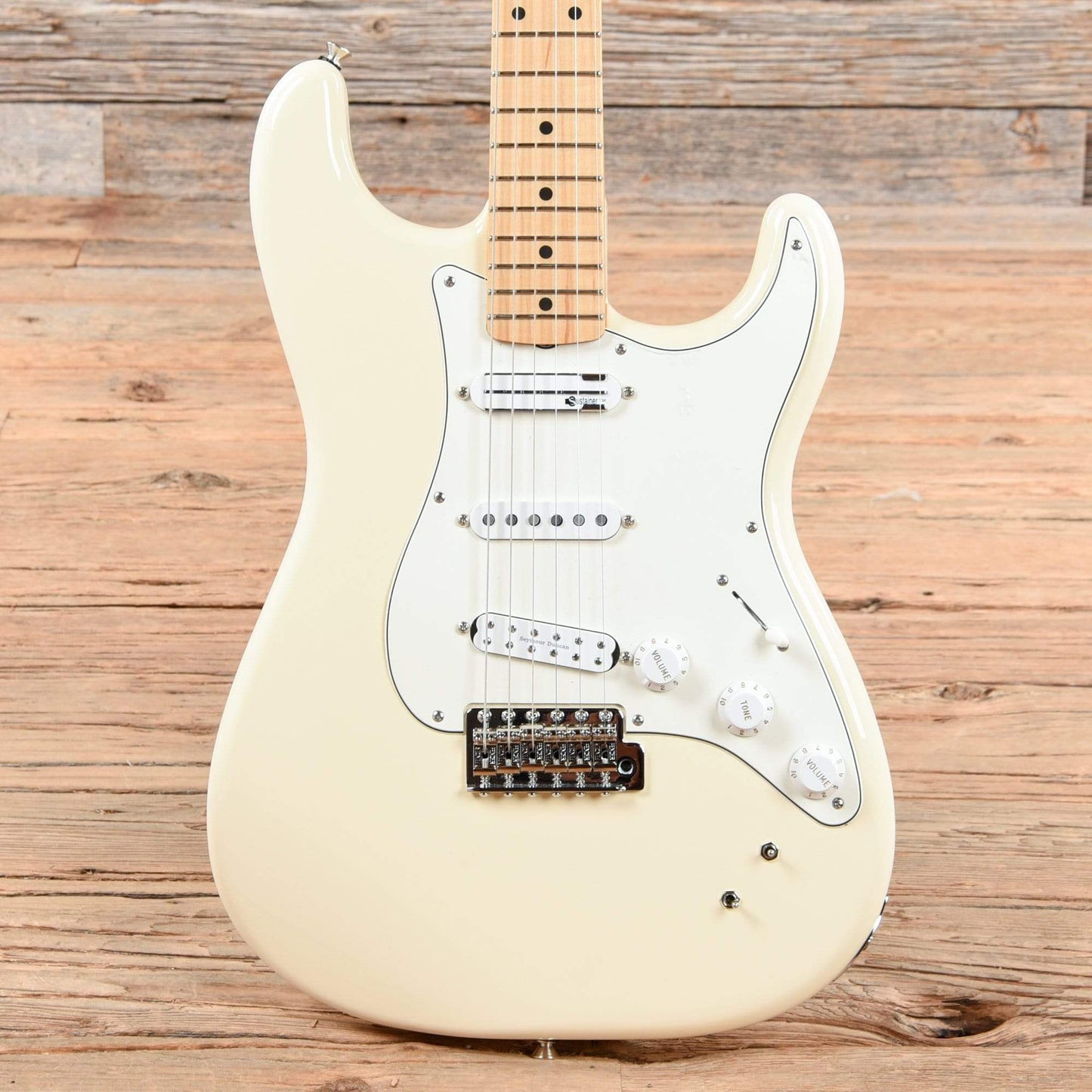 Fender Artist Ed O'Brien Stratocaster Olympic White Electric Guitars / Solid Body