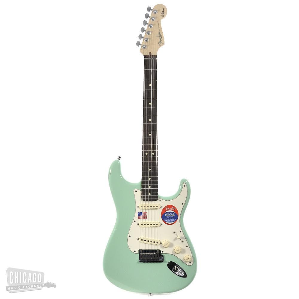 Fender Artist Jeff Beck Stratocaster Surf Green Electric Guitars / Solid Body