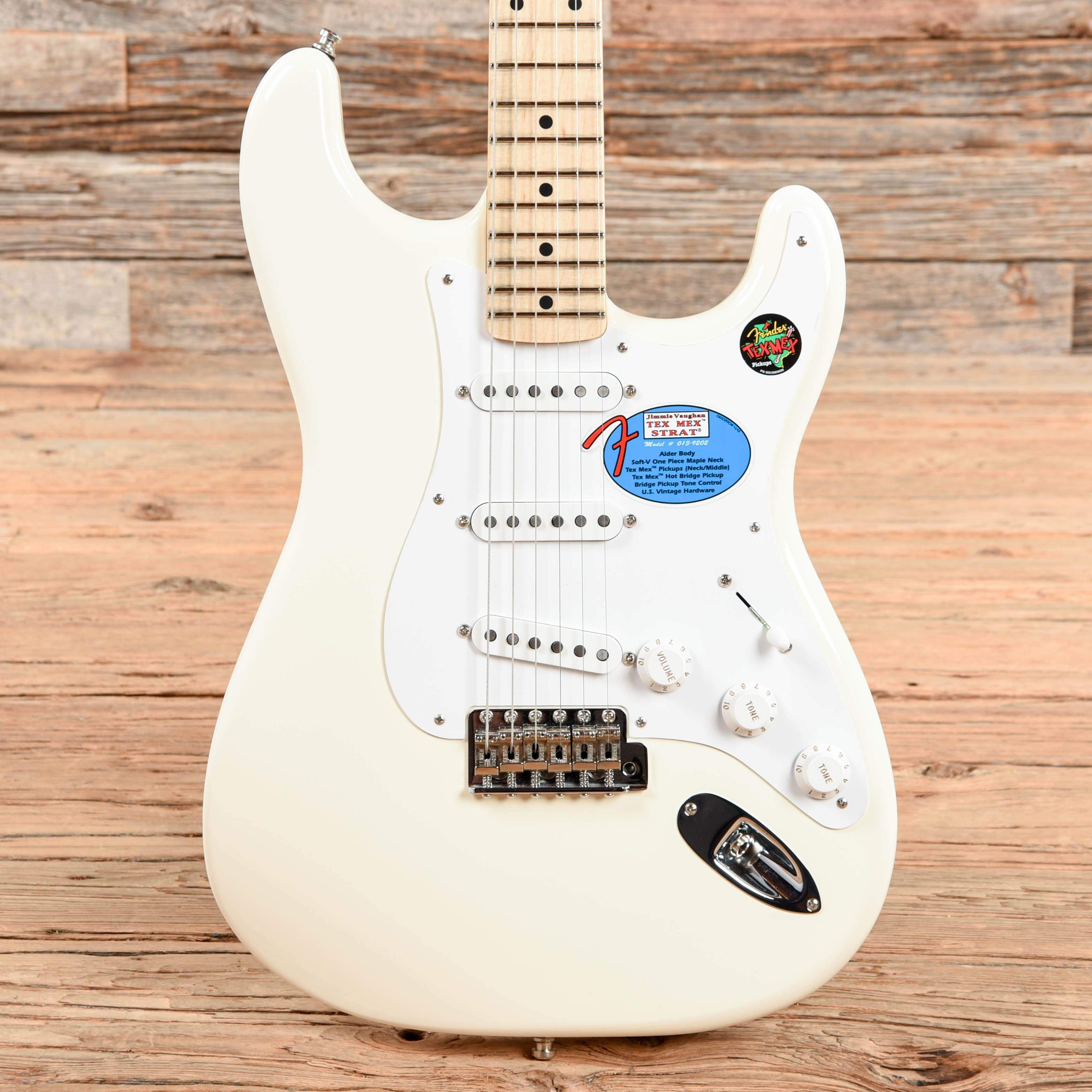 Fender Artist Jimmie Vaughan Tex-Mex Stratocaster Olympic White 2019