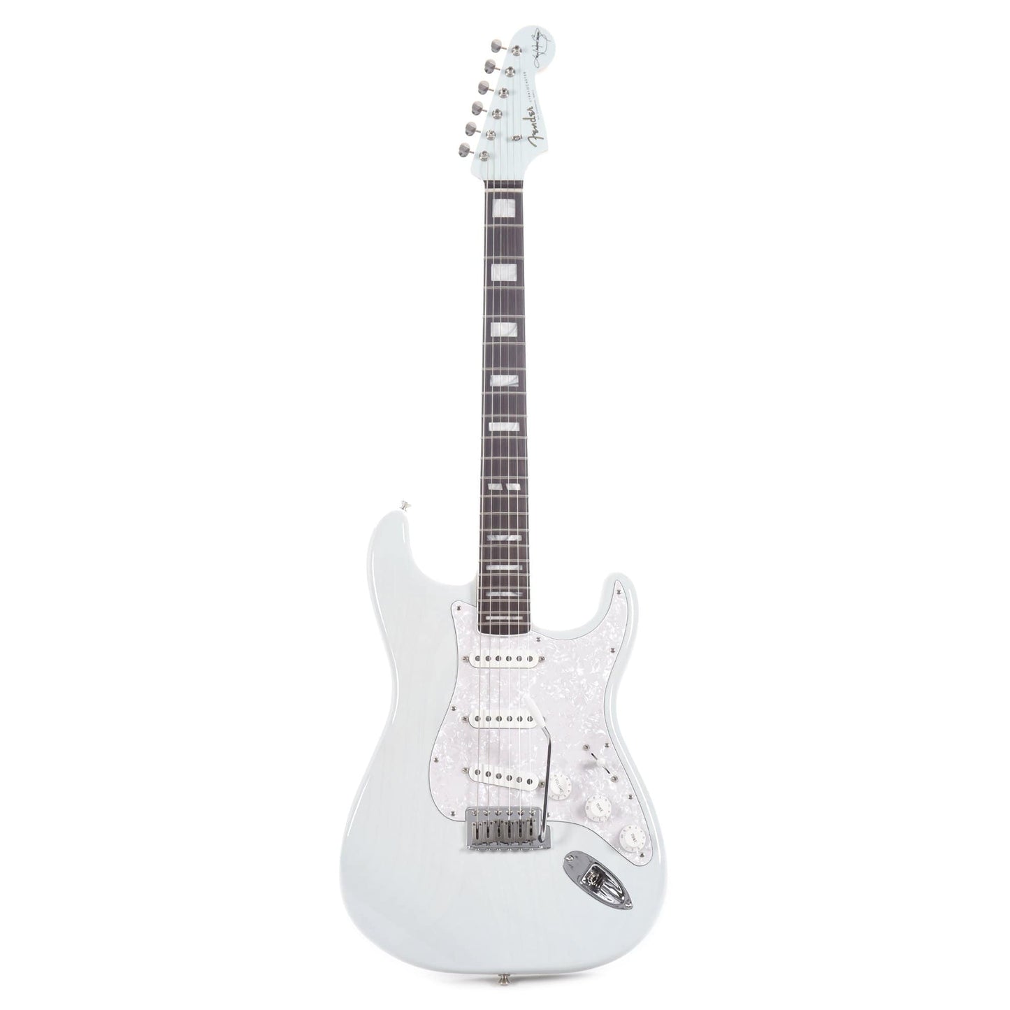 Fender Artist Kenny Wayne Sheperd Stratocaster Transparent Faded Sonic Blue Electric Guitars / Solid Body