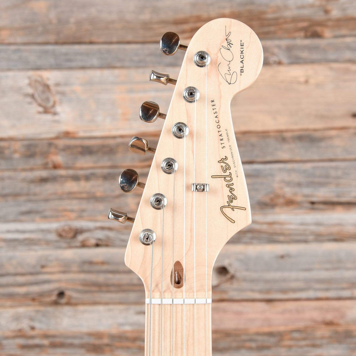 Fender Artist Series Eric Clapton "Blackie" Stratocaster Black 2015 Electric Guitars / Solid Body