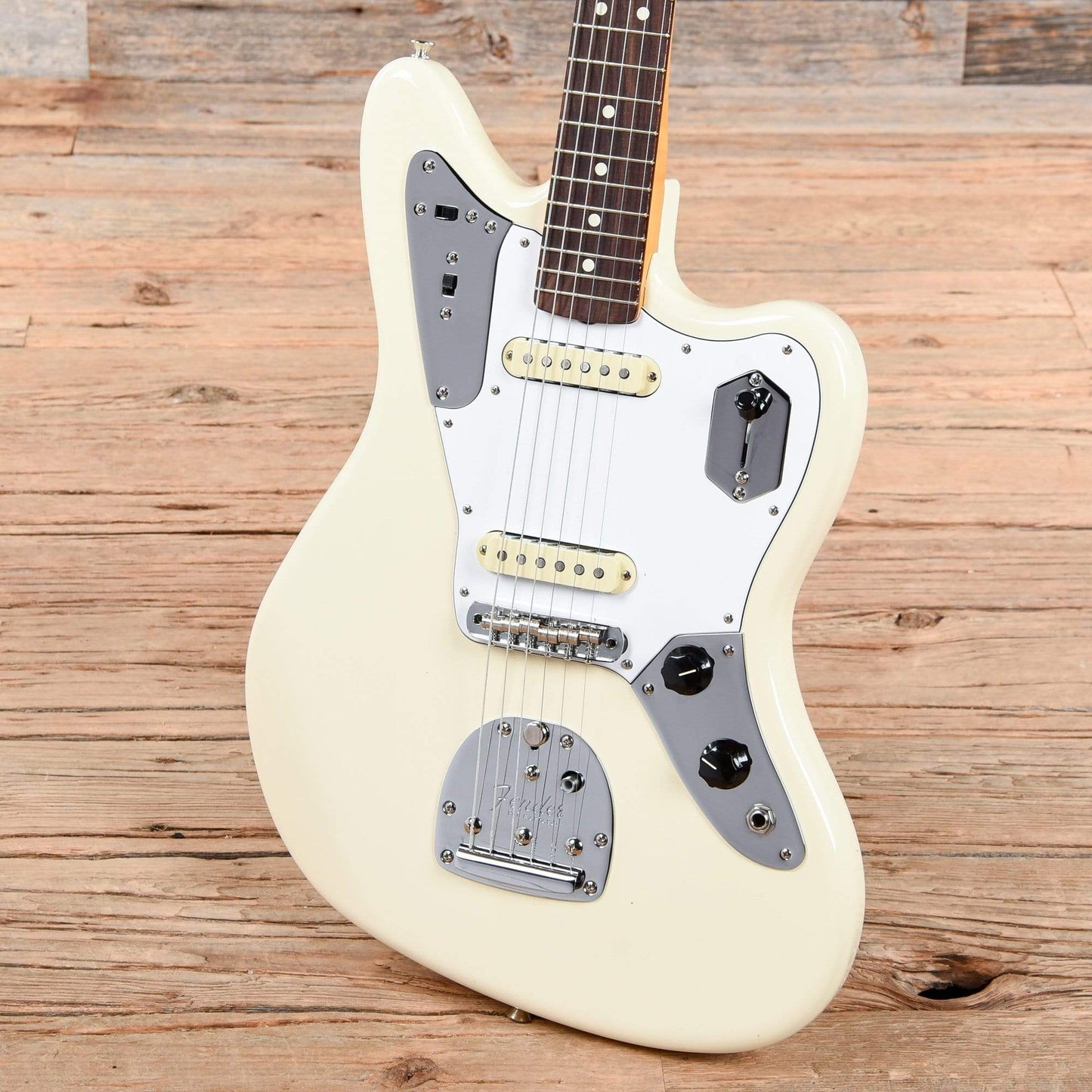 Fender Artist Series Johnny Marr Jaguar Olympic White 2019 Electric Guitars / Solid Body