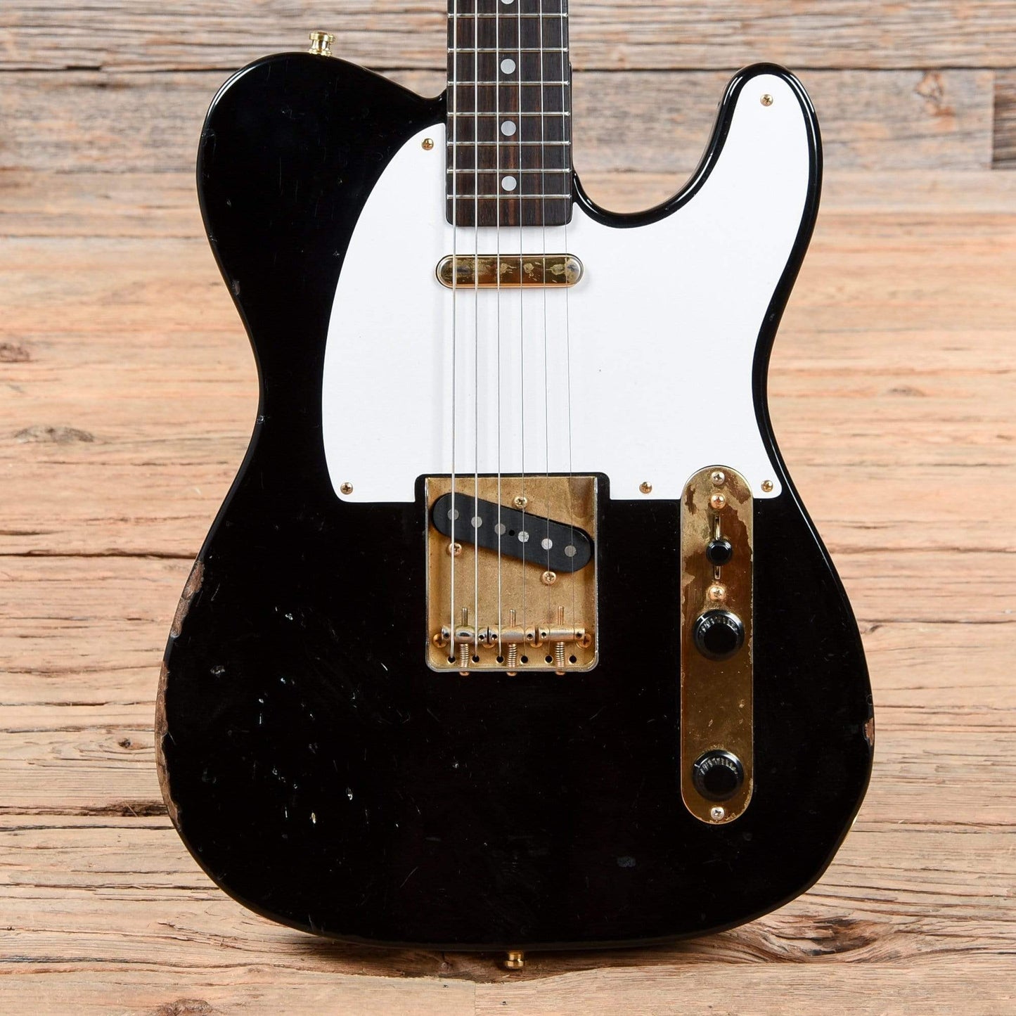 Fender Black & Gold Telecaster Black & Gold 1989 Electric Guitars / Solid Body