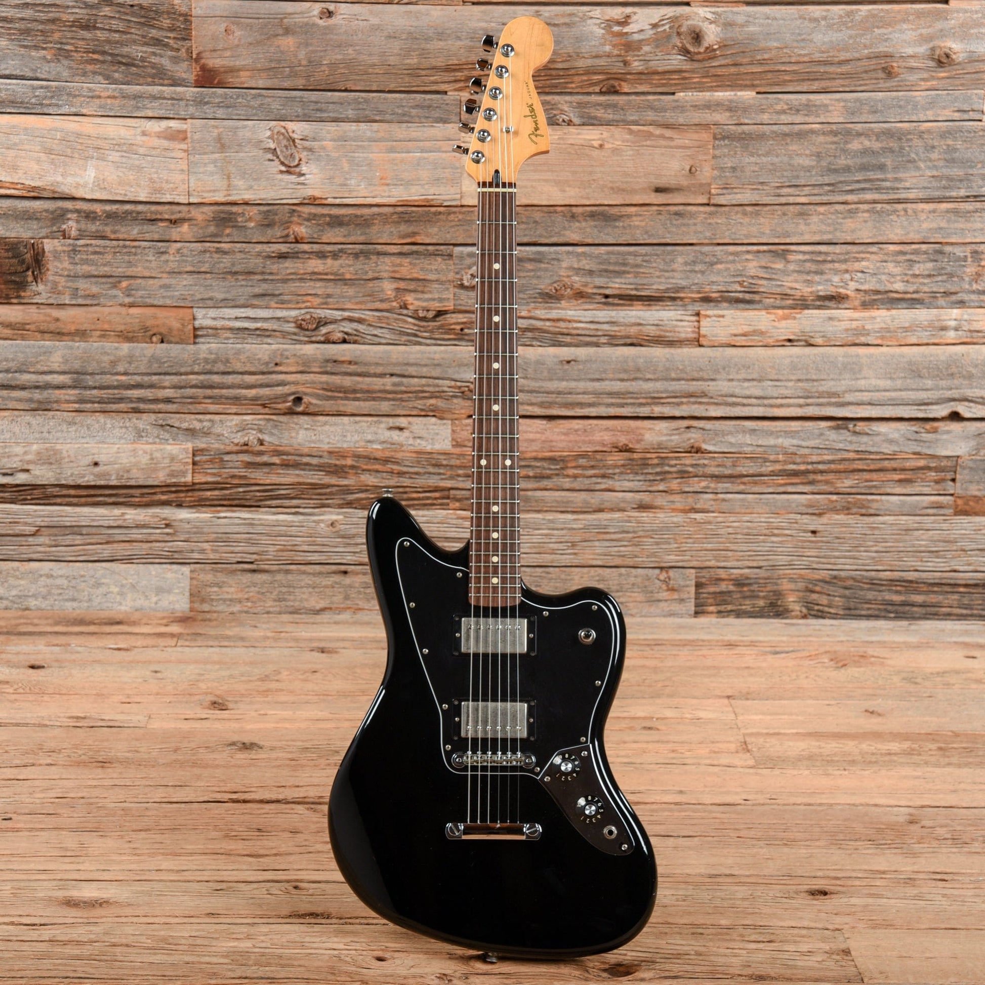 Fender Blacktop Jaguar Black 2010 Electric Guitars / Solid Body