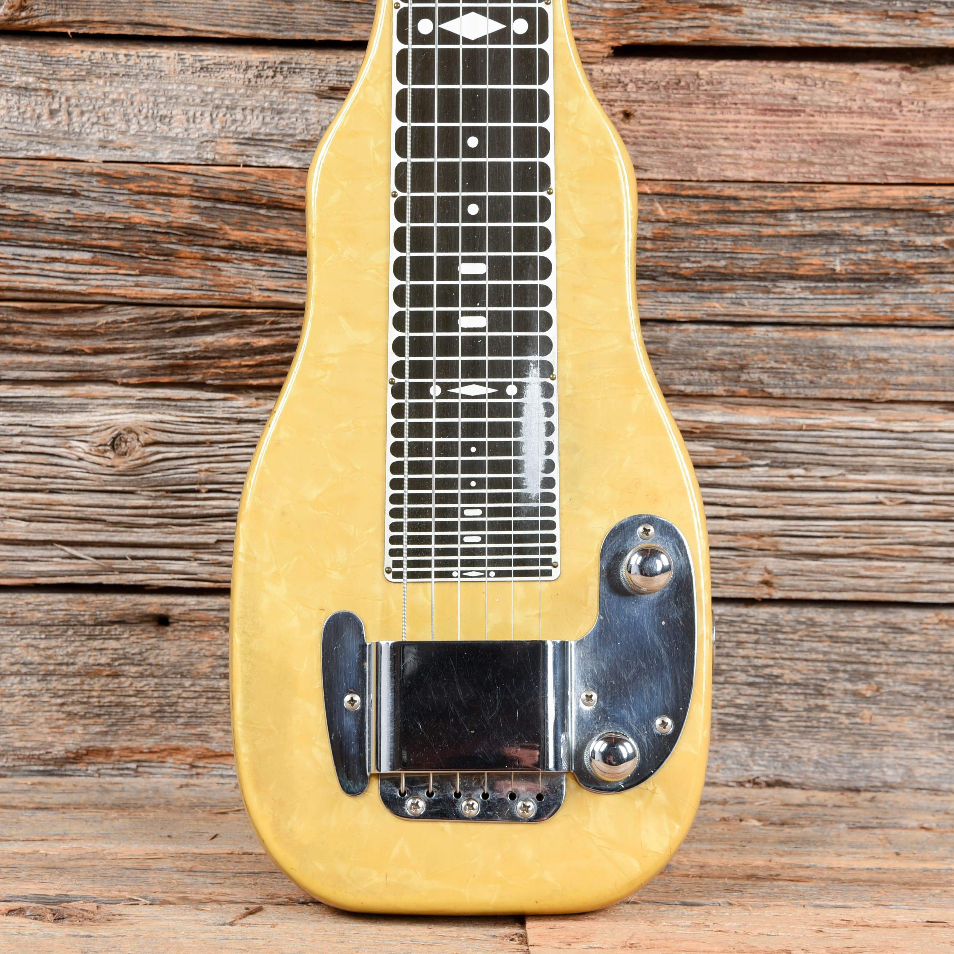 Fender Champion Lap Steel Yellow MOTS 1950s – Chicago Music Exchange