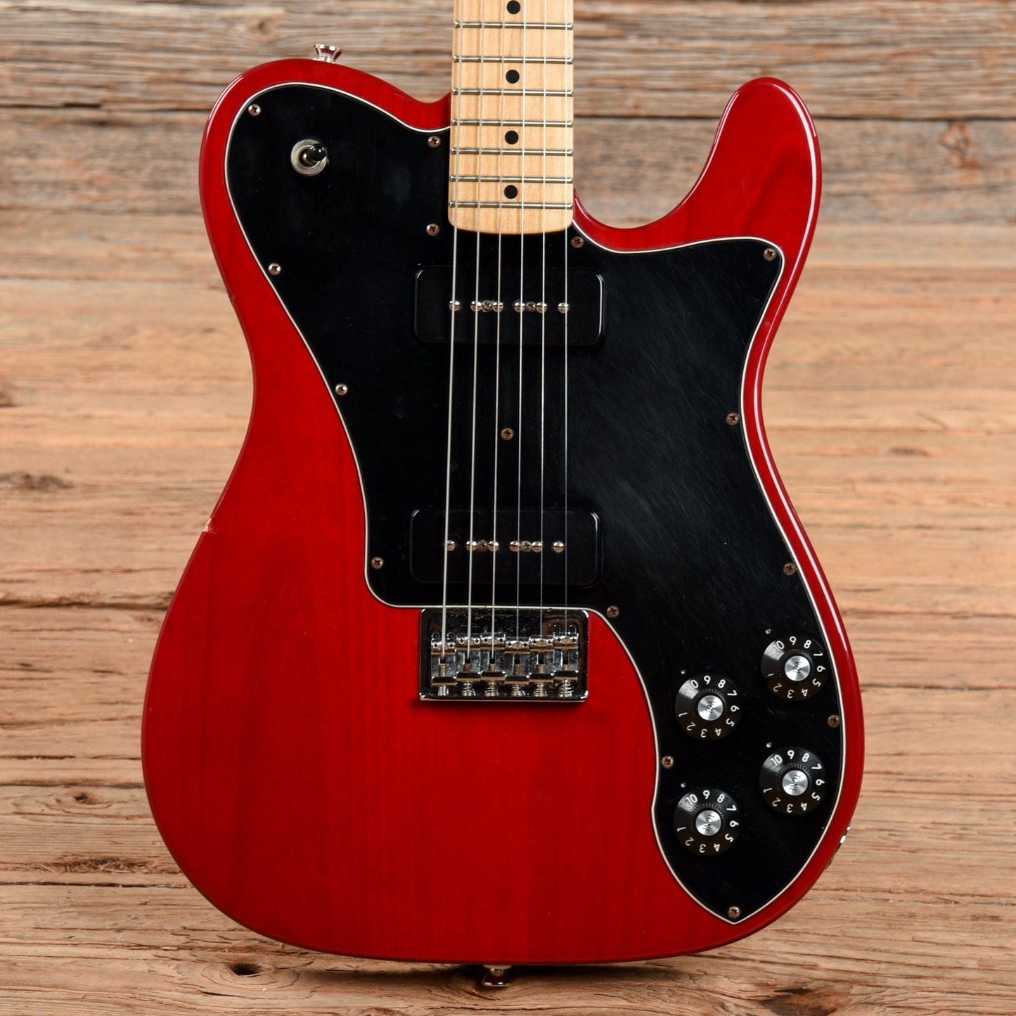 Fender Classic Player Telecaster Deluxe Black Dove Crimson Red Transparent 2010 Electric Guitars / Solid Body