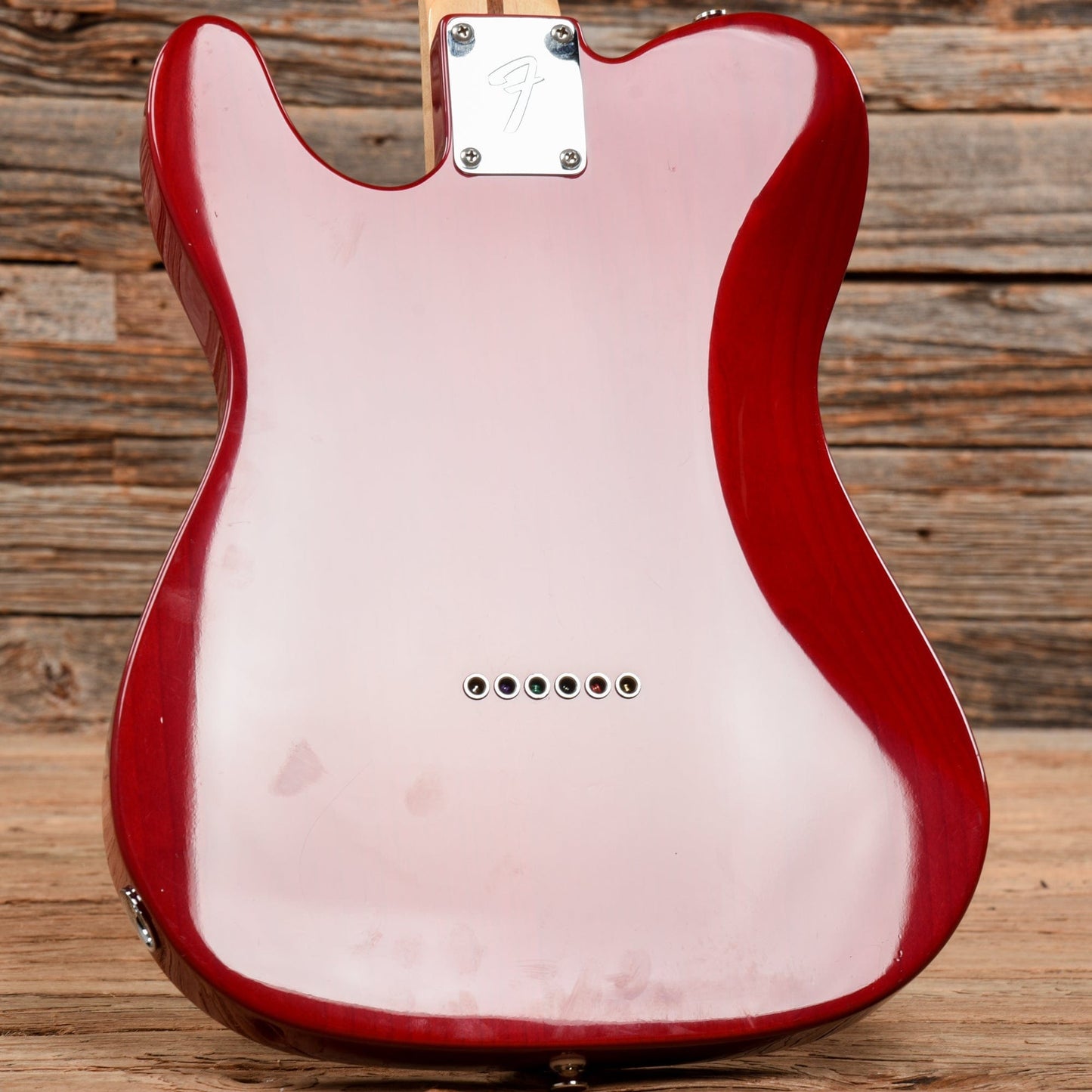 Fender Classic Player Telecaster Deluxe Black Dove Crimson Red Transparent 2010 Electric Guitars / Solid Body