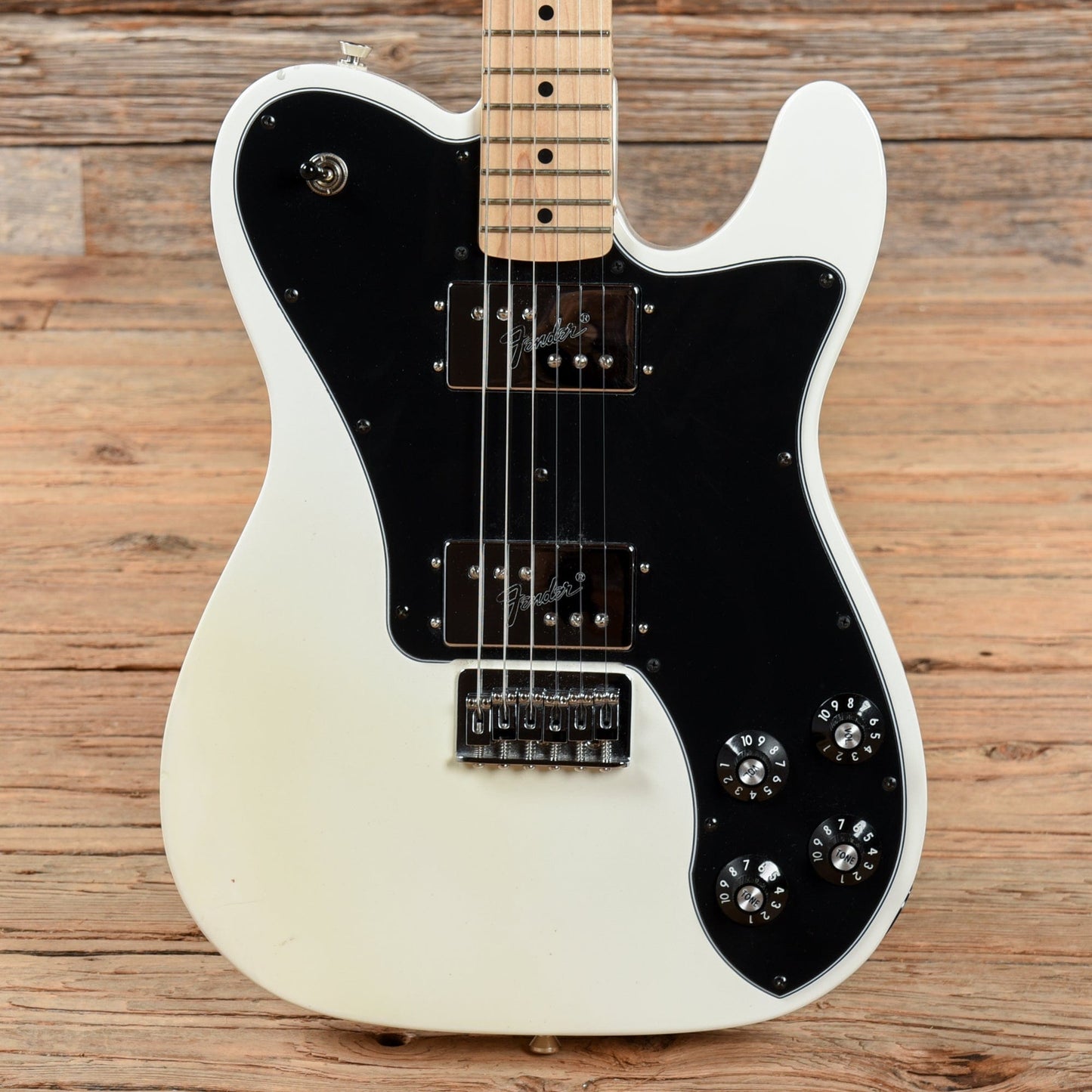 Fender Classic Series '72 Telecaster Deluxe Olympic White Electric Guitars / Solid Body