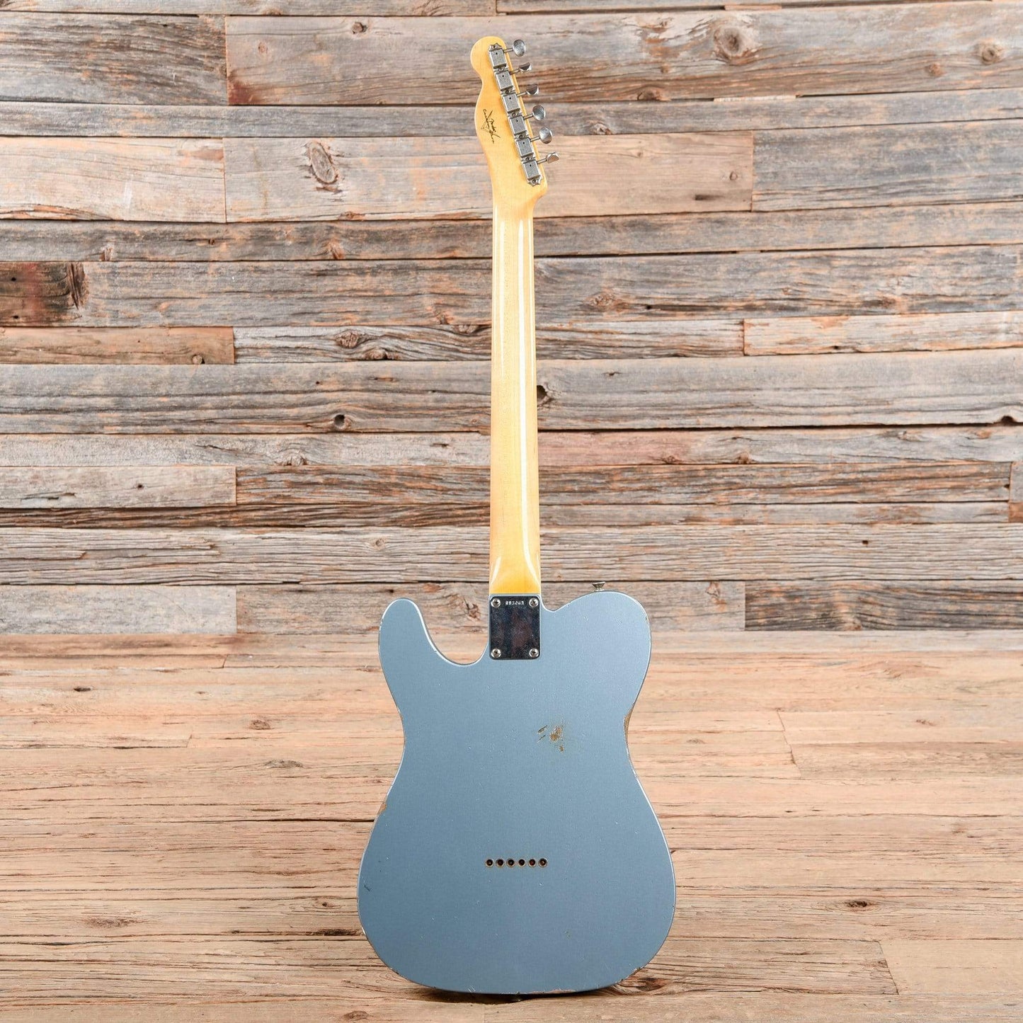 Fender CS 1963 Telecaster Relic Ice Blue Metallic 2015 Electric Guitars / Solid Body