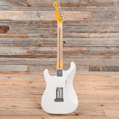 Fender CS Ancho Poblano Stratocaster Relic White 2015 Electric Guitars / Solid Body