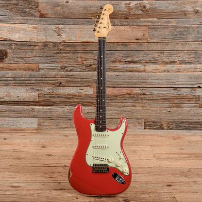 Fender Custom 1960 Stratocaster Relic Fiesta Red 2020 Electric Guitars / Solid Body