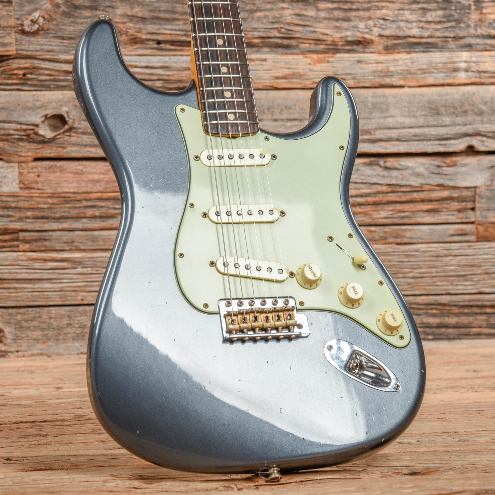 Fender Custom 1963 Stratocaster Journeyman Relic Charcoal Frost Metallic 2020 Electric Guitars / Solid Body