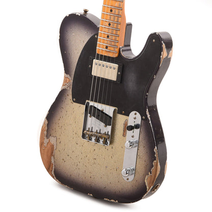 Fender Custom Shop 1952 Telecaster HS "Chicago Special" Heavy Relic Super Aged Silver Burst Sparkle Electric Guitars / Solid Body