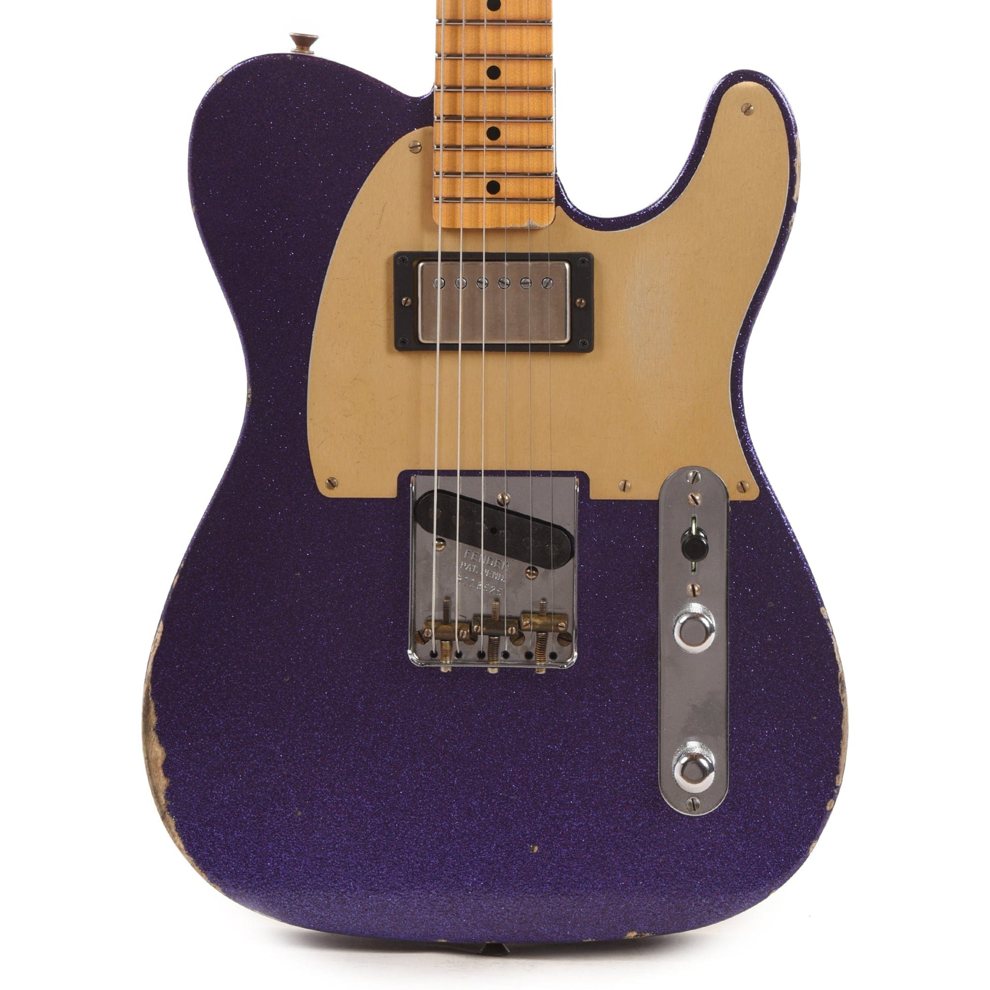 Fender Custom Shop 1952 Telecaster HS "Chicago Special" Relic Aged Midnight Purple Sparkle w/Duncan Antiquity & Gold Anodized Pickguard Electric Guitars / Solid Body