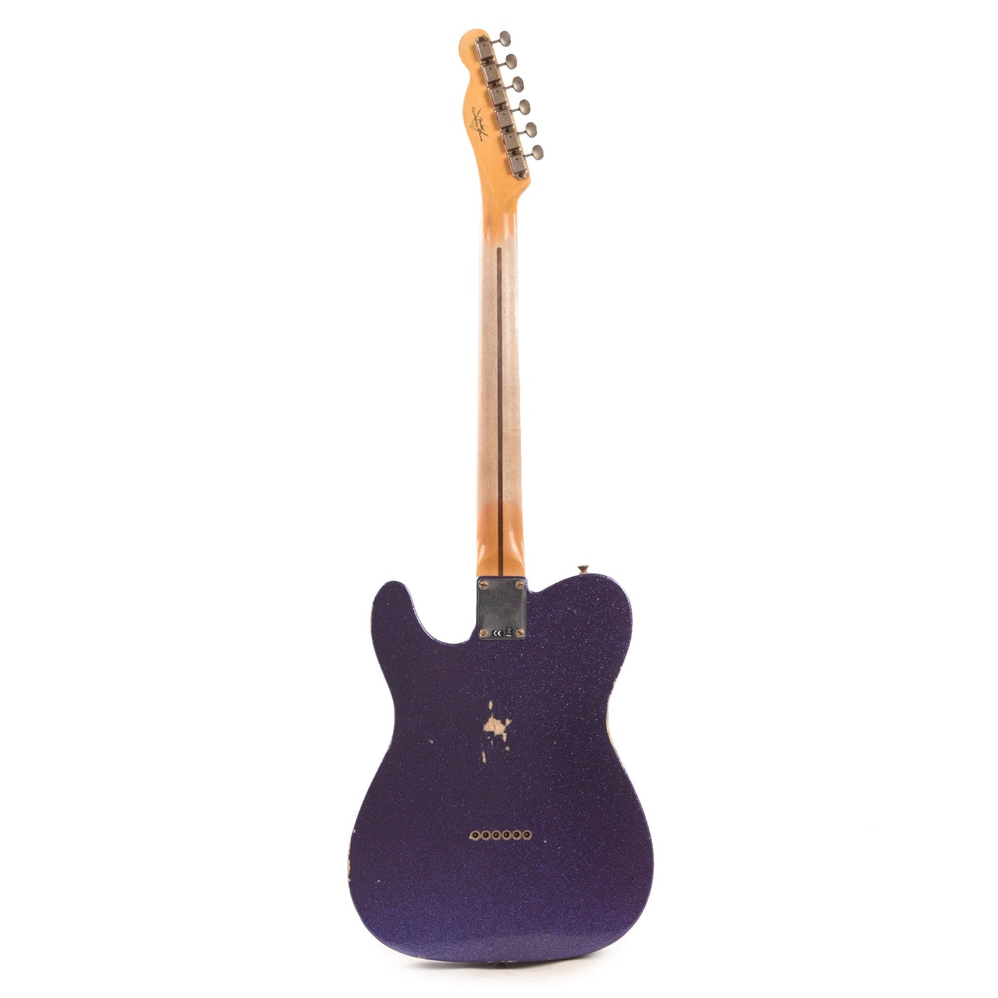 Fender Custom Shop 1952 Telecaster HS "Chicago Special" Relic Aged Midnight Purple Sparkle w/Duncan Antiquity & Gold Anodized Pickguard Electric Guitars / Solid Body