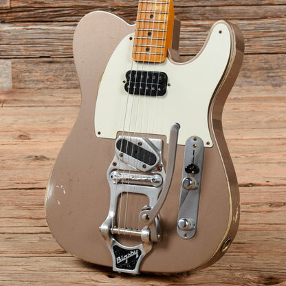 Fender Custom Shop 1953 Telecaster Relic w/Bigsby B16 Todd Krause Masterbuilt Shoreline Gold 2021 Electric Guitars / Solid Body