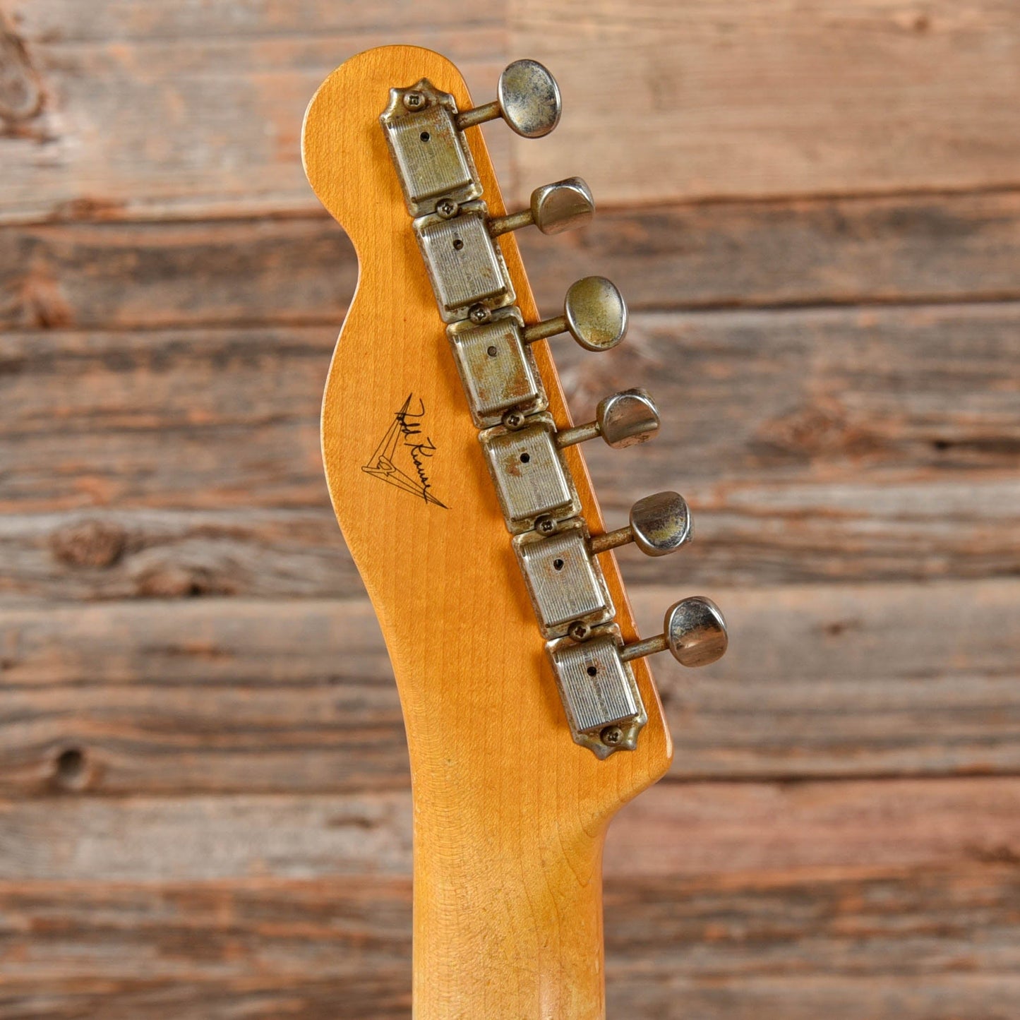 Fender Custom Shop 1953 Telecaster Relic w/Bigsby B16 Todd Krause Masterbuilt Shoreline Gold 2021 Electric Guitars / Solid Body