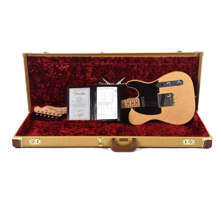 Fender Custom Shop 1954 Telecaster B-Bender Relic Butterscotch Blonde ...