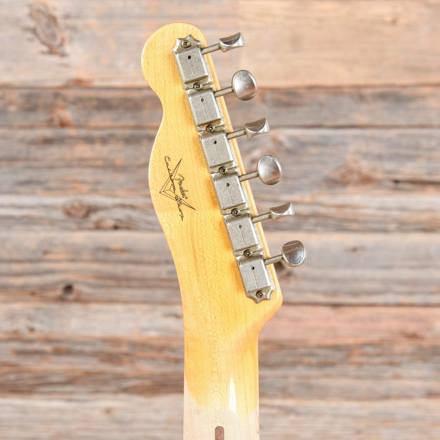 Fender Custom Shop 1954 Telecaster Relic Aged Olympic White Electric Guitars / Solid Body