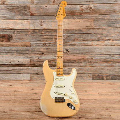 Fender Custom Shop 1956 Stratocaster Ash Heavy Relic Nocaster Blonde 2014 Electric Guitars / Solid Body