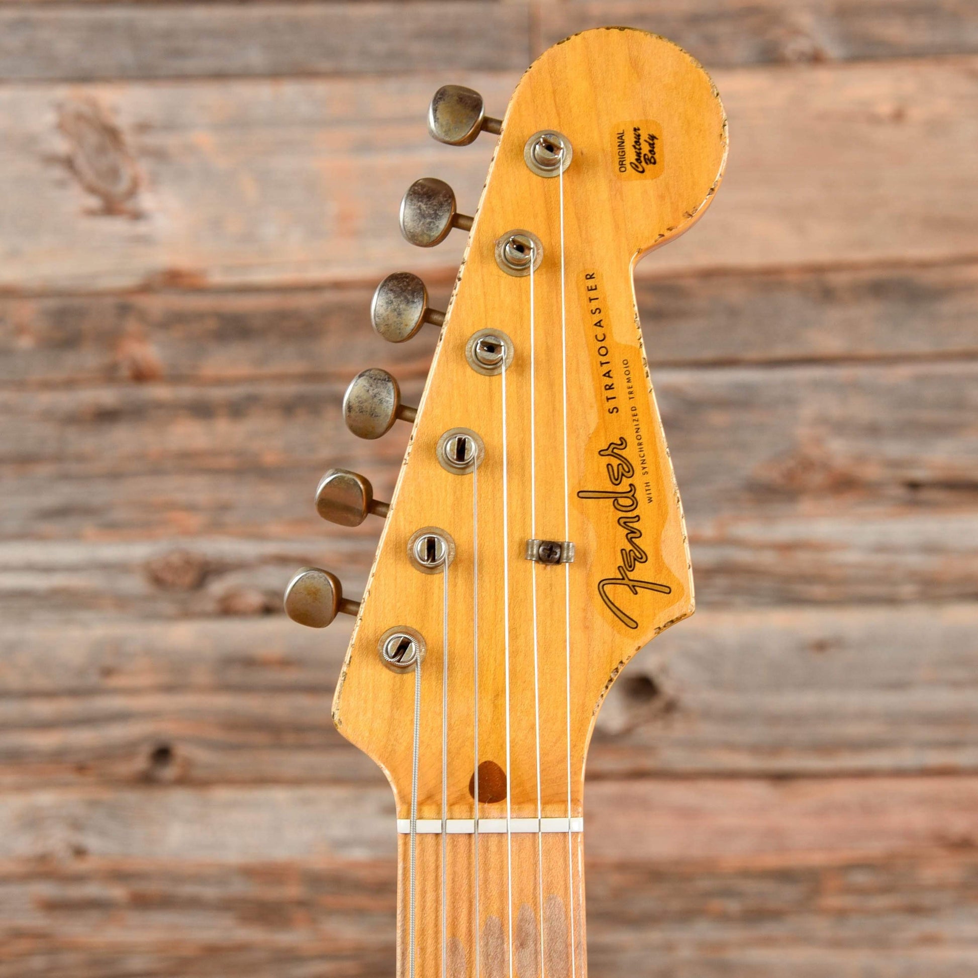 Fender Custom Shop 1956 Stratocaster Ash Heavy Relic Nocaster Blonde 2014 Electric Guitars / Solid Body