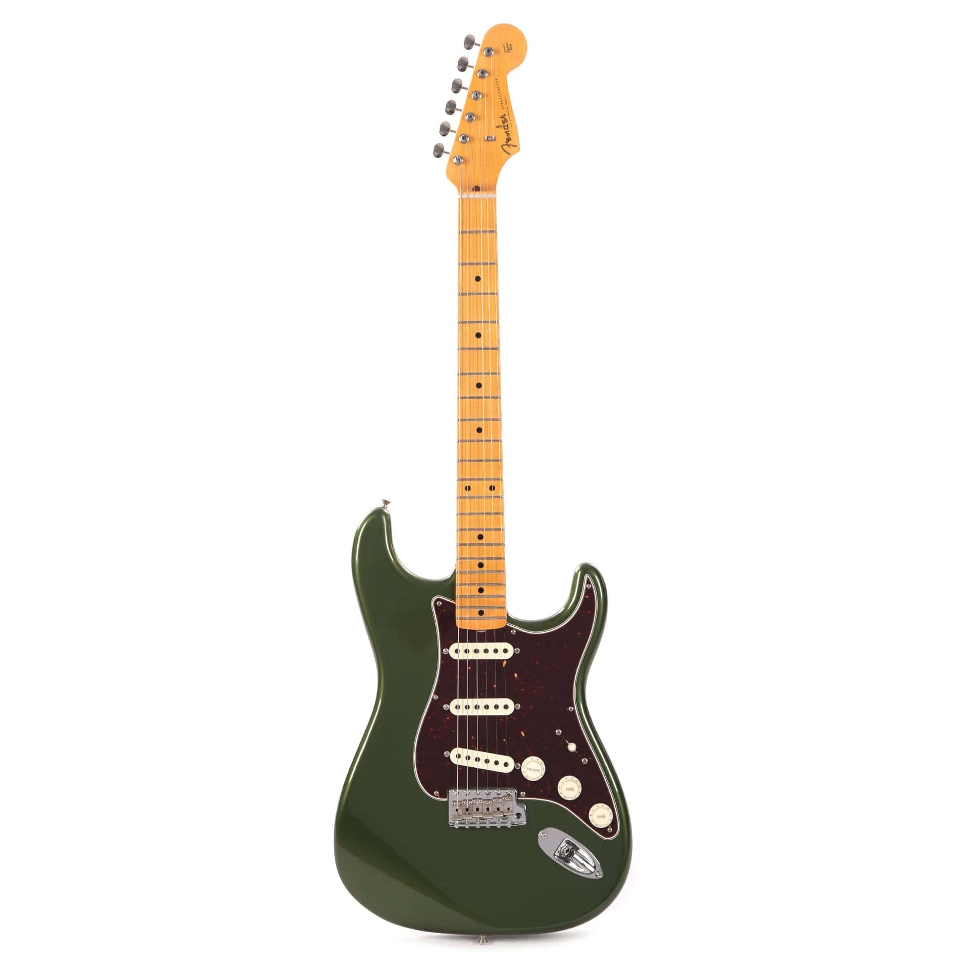 Fender Custom Shop 1957 Stratocaster "Chicago Special" Deluxe Closet Classic Aged Cadillac Green w/Tortoise Pickguard Electric Guitars / Solid Body