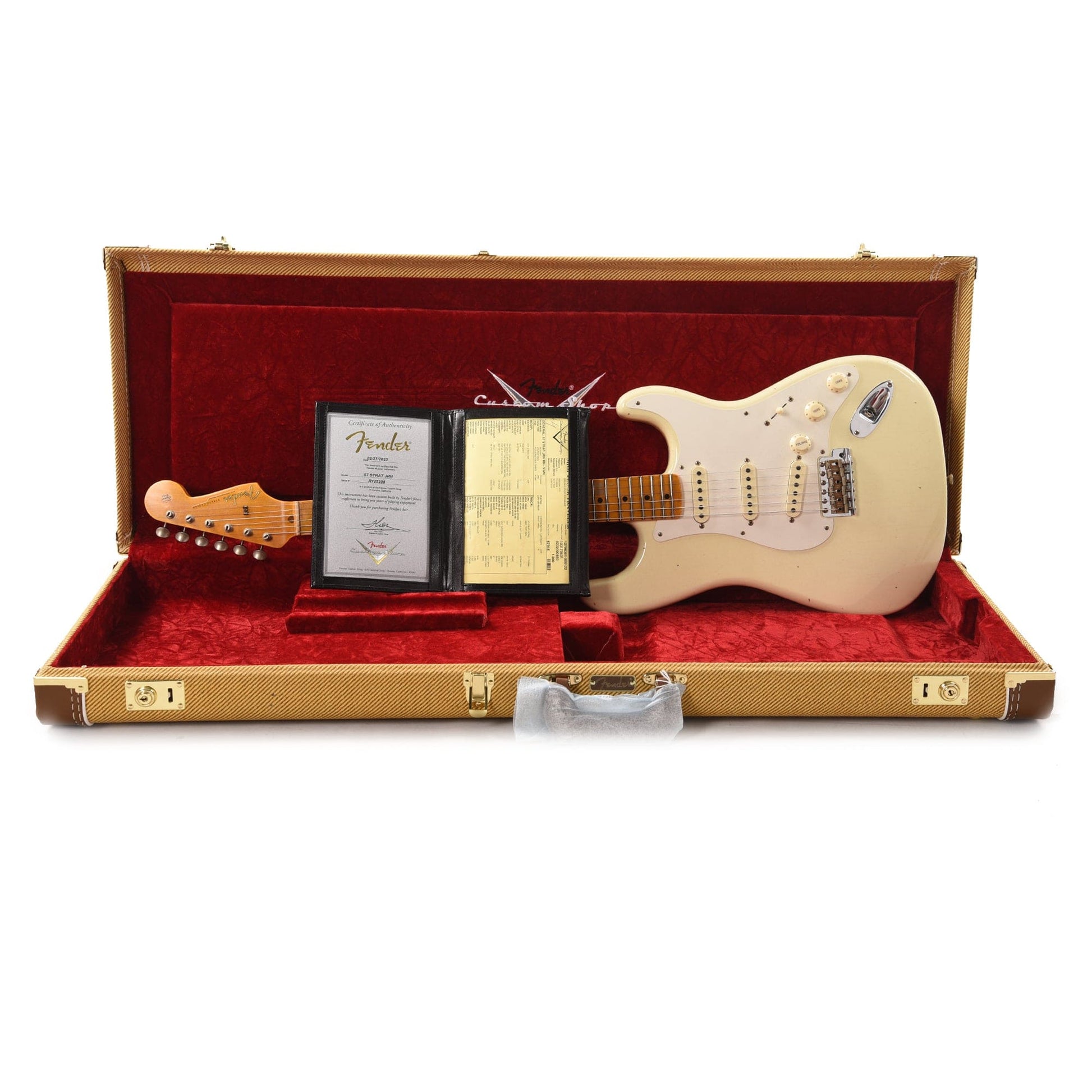 Fender Custom Shop 1957 Stratocaster "Chicago Special" Journeyman Vintage White Electric Guitars / Solid Body