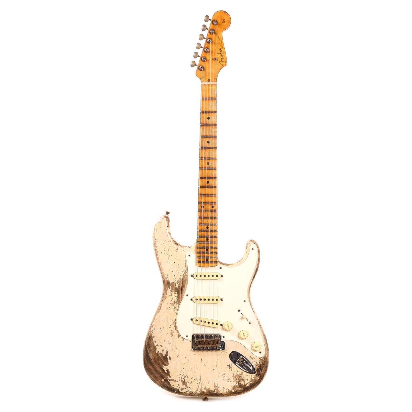 Fender Custom Shop 1957 Stratocaster "Chicago Special" Super Heavy Relic Super Aged White Blonde Electric Guitars / Solid Body