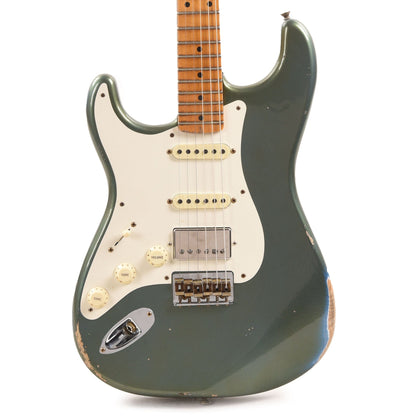 Fender Custom Shop 1957 Stratocaster HSS Hardtail "Chicago Special" LEFTY Relic Super Aged Lake Placid Blue w/Lollar Imperial Low-Wind Humbucker Electric Guitars / Solid Body