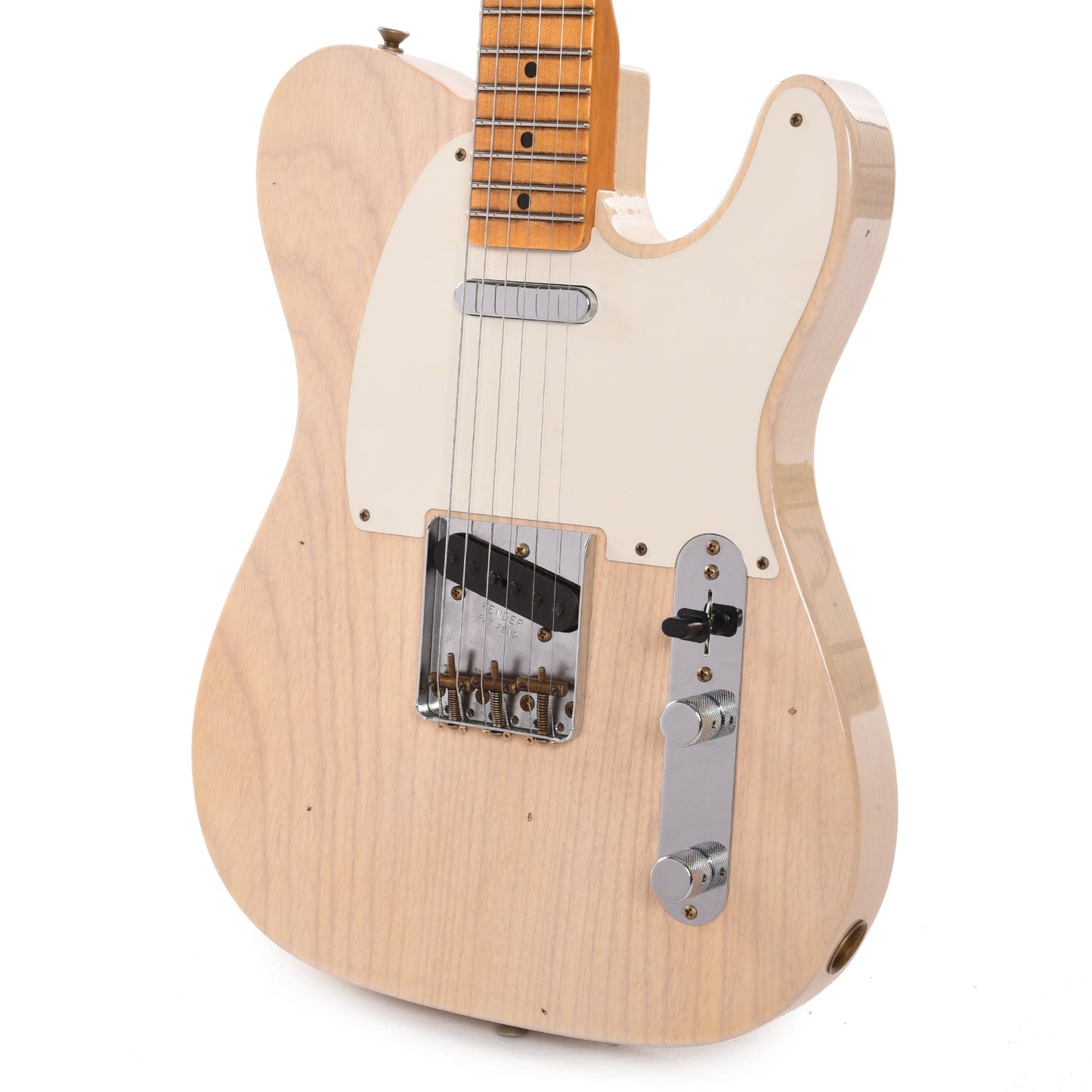 Fender Custom Shop 1958 Telecaster Journeyman Relic Aged White Blonde Electric Guitars / Solid Body