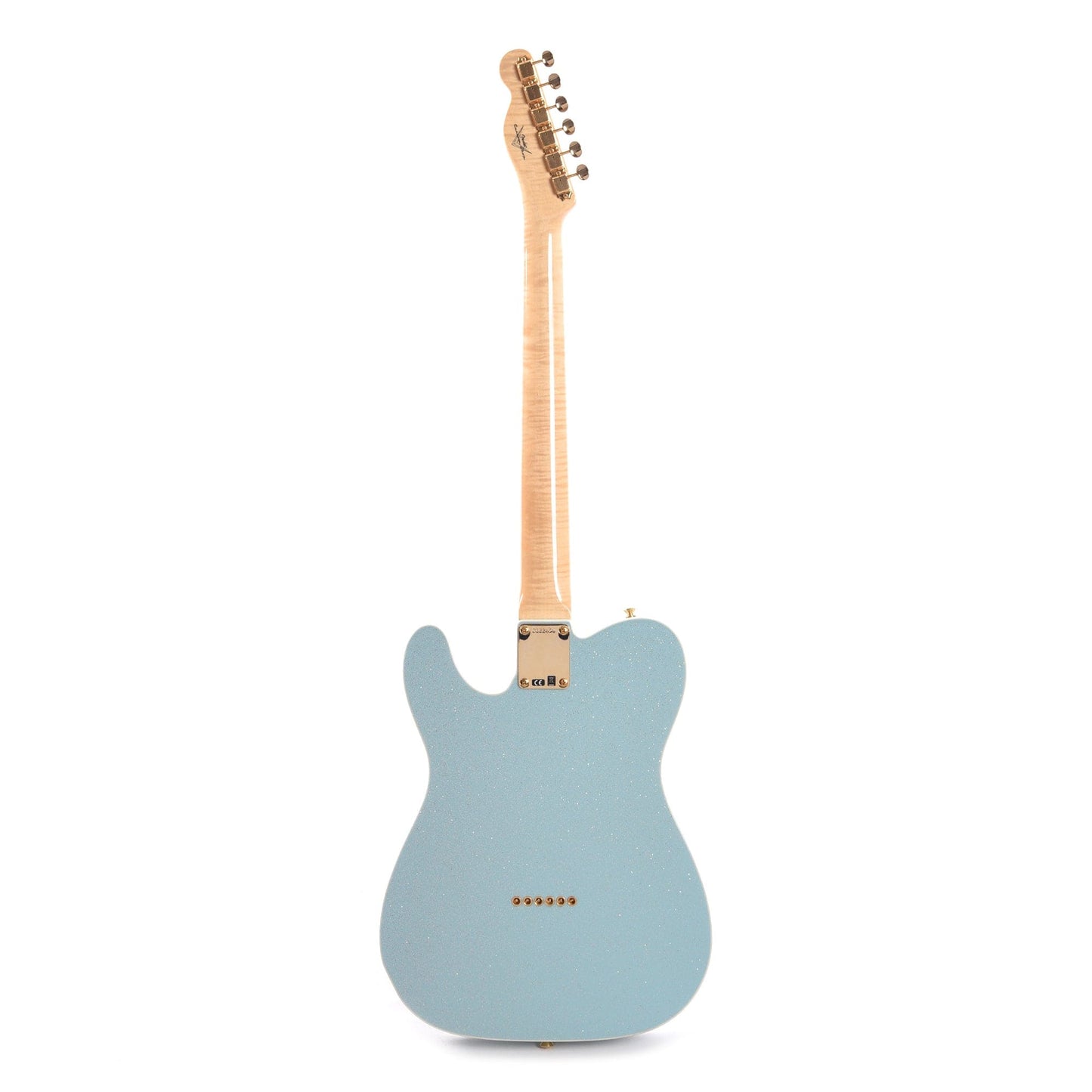 Fender Custom Shop 1959 Custom Telecaster "Chicago Special" NOS Faded Daphne Blue Sparkle w/3A Flame Maple Neck & Gold Hardware Electric Guitars / Solid Body