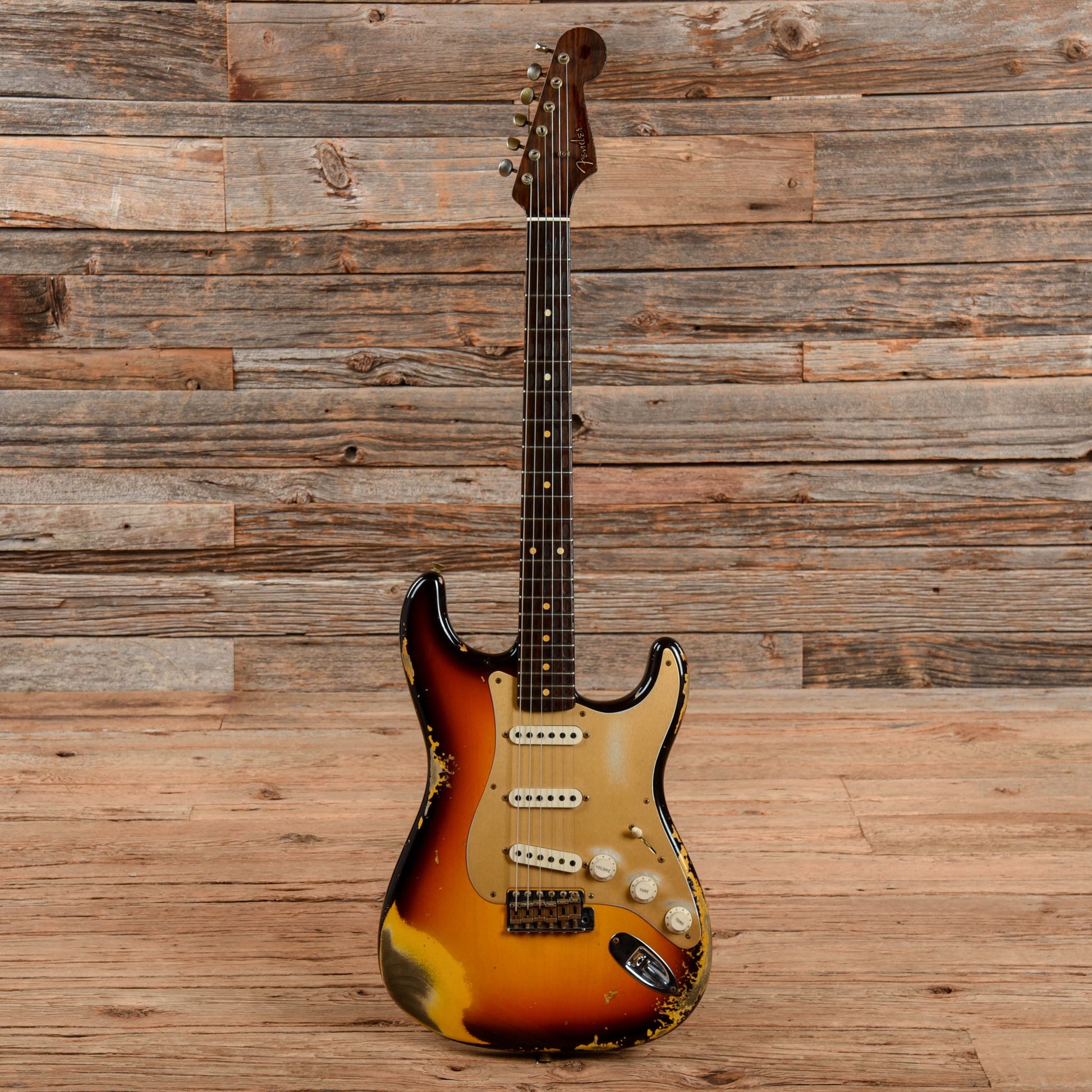 Fender Custom Shop 1959 Stratocaster Heavy Relic w/Rosewood Neck Sunburst 2021 Electric Guitars / Solid Body