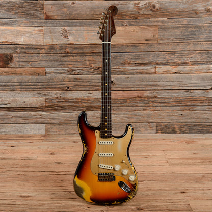 Fender Custom Shop 1959 Stratocaster Heavy Relic w/Rosewood Neck Sunburst 2021 Electric Guitars / Solid Body