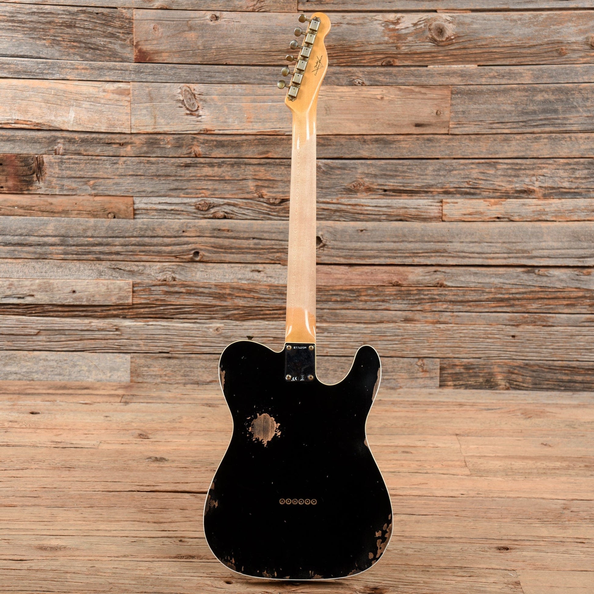 Fender Custom Shop 1959 Telecaster Custom Aged Black 2021 LEFTY Electric Guitars / Solid Body