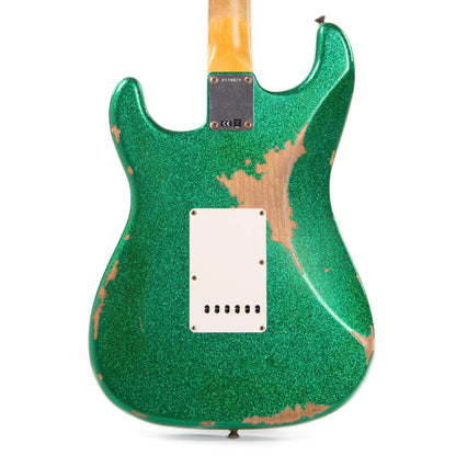 Fender Custom Shop 1960 Stratocaster "Chicago Special" Heavy Relic Aged Green Sparkle Electric Guitars / Solid Body