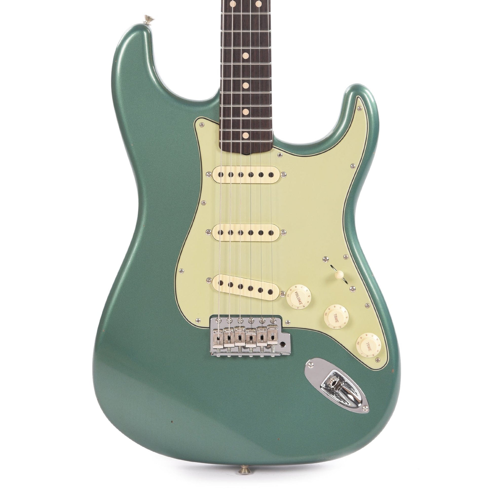 Fender Custom Shop 1960 Stratocaster "Chicago Special" Journeyman Aged Sherwood Green Electric Guitars / Solid Body