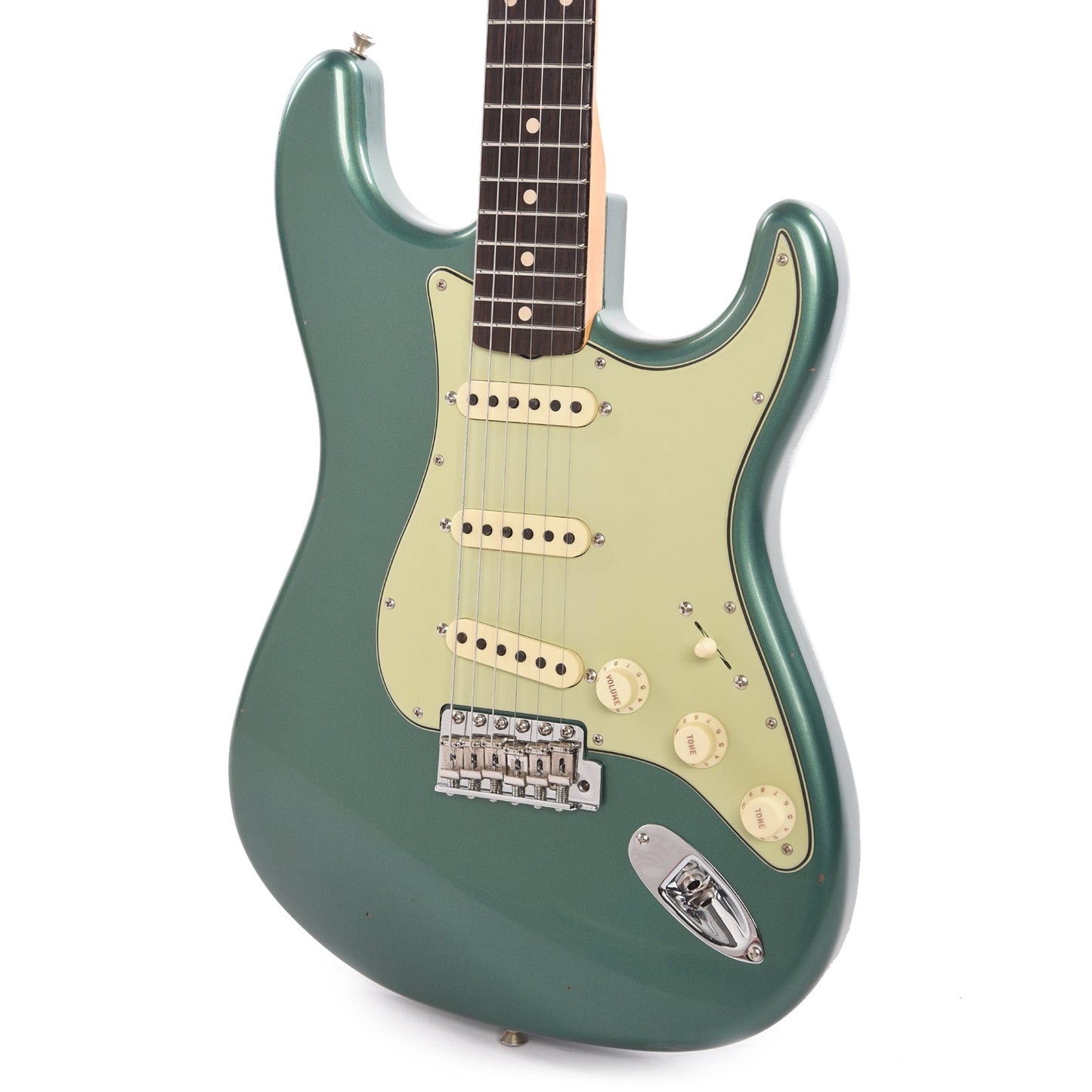 Fender Custom Shop 1960 Stratocaster "Chicago Special" Journeyman Aged Sherwood Green Electric Guitars / Solid Body