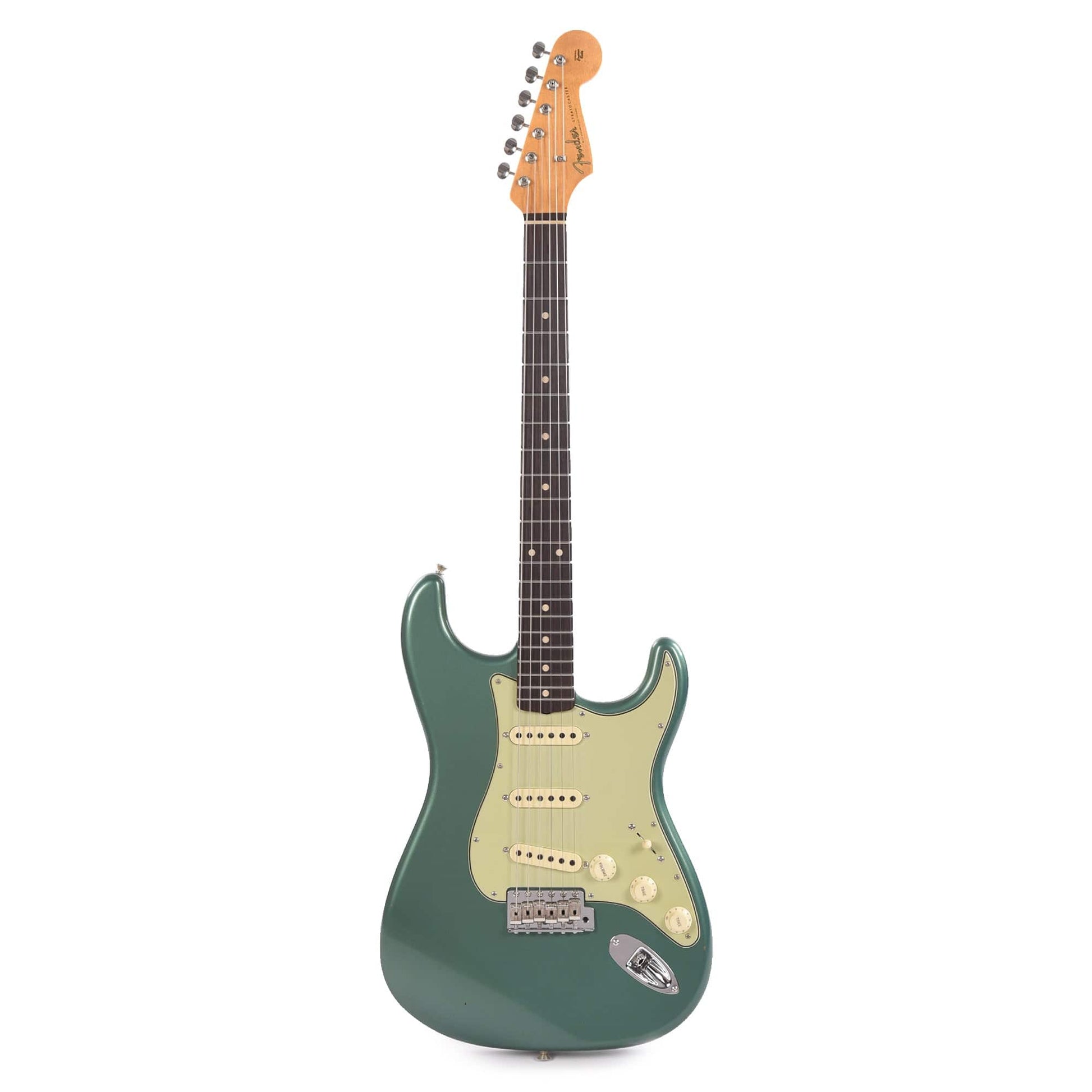 Fender Custom Shop 1960 Stratocaster "Chicago Special" Journeyman Aged Sherwood Green Electric Guitars / Solid Body