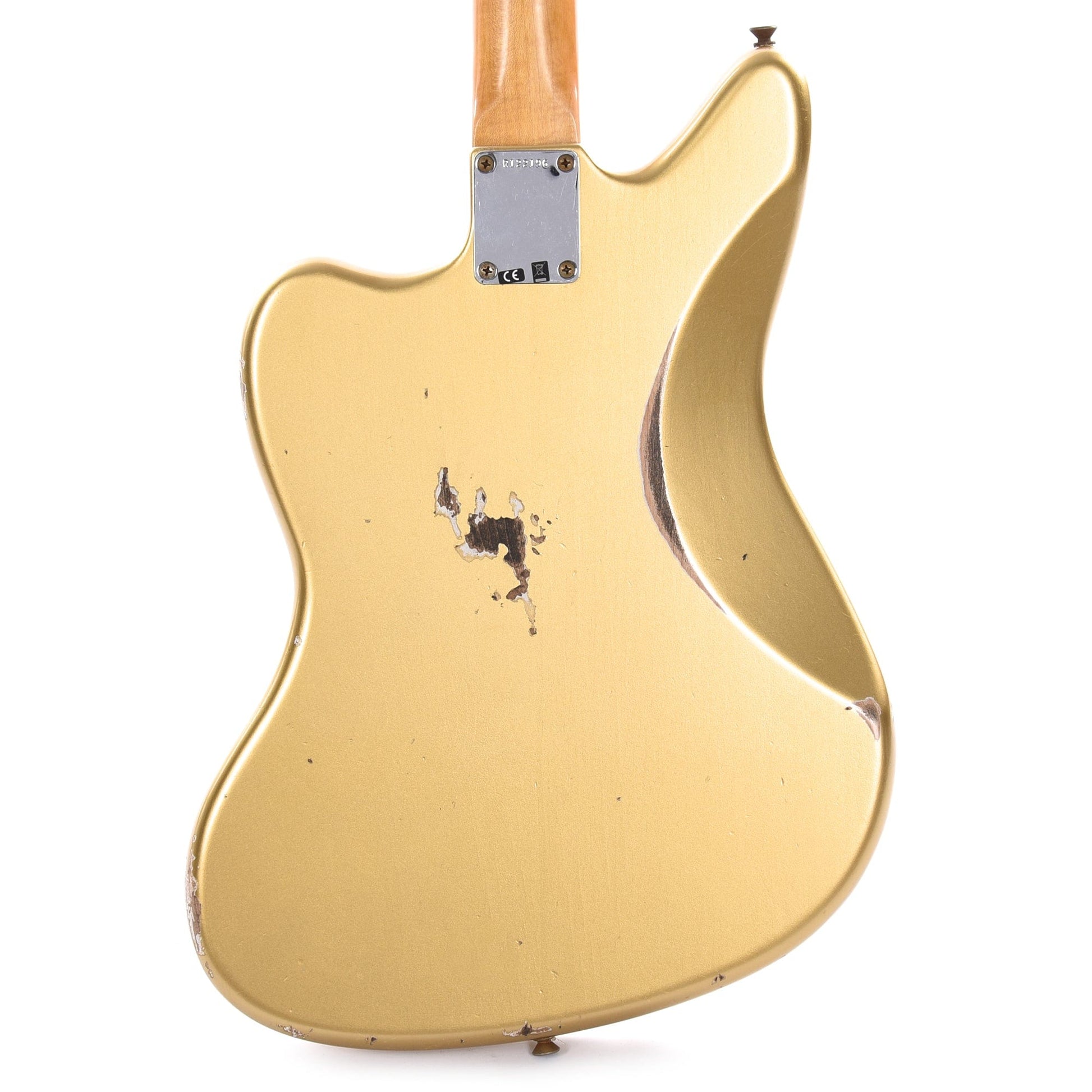 Fender Custom Shop 1962 Jaguar Relic Aztec Gold w/Painted Headcap Electric Guitars / Solid Body